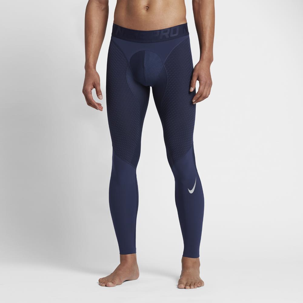 Nike Synthetic Pro Zonal Strength Men's Training Tights in Blue for Men |  Lyst