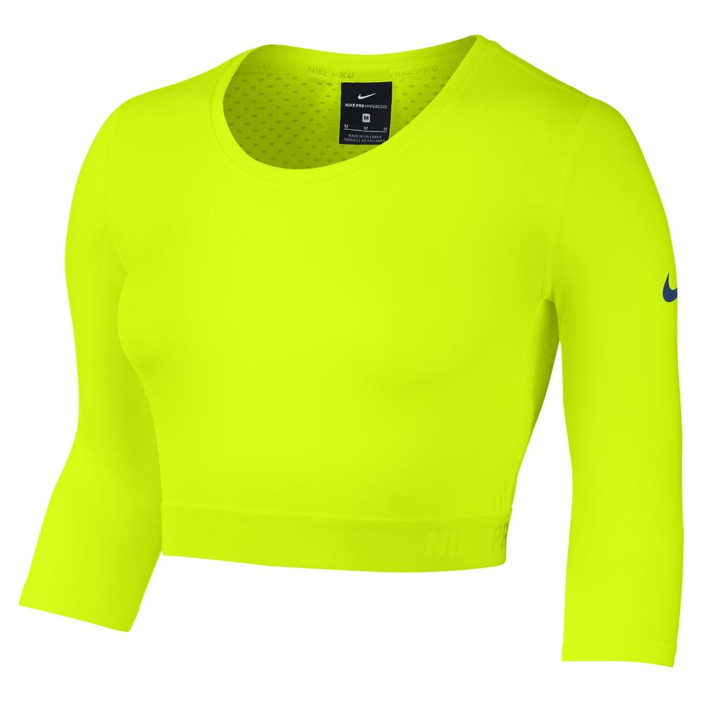 yellow nike top