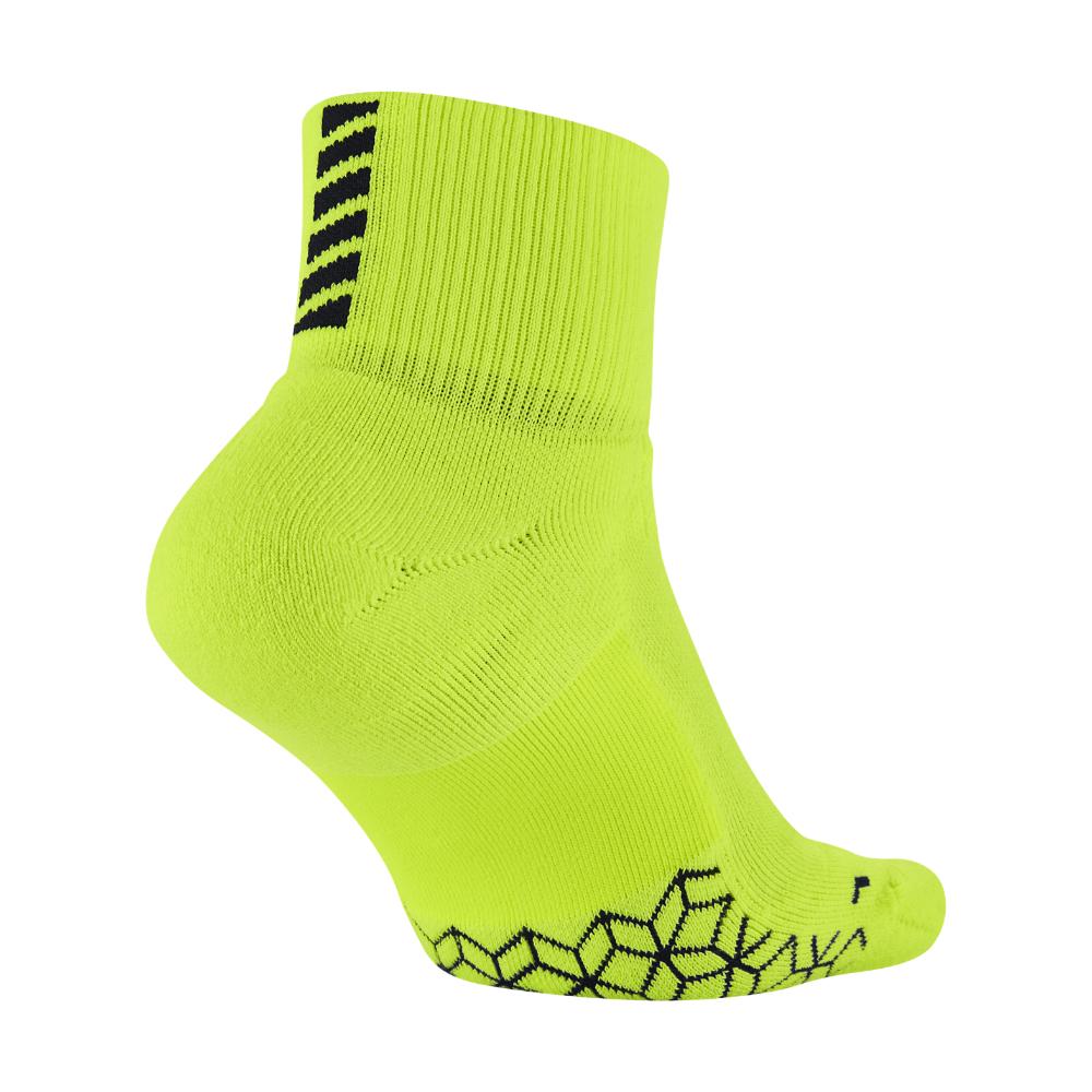 Nike Elite Cushion Quarter Running Socks in Green for Men | Lyst