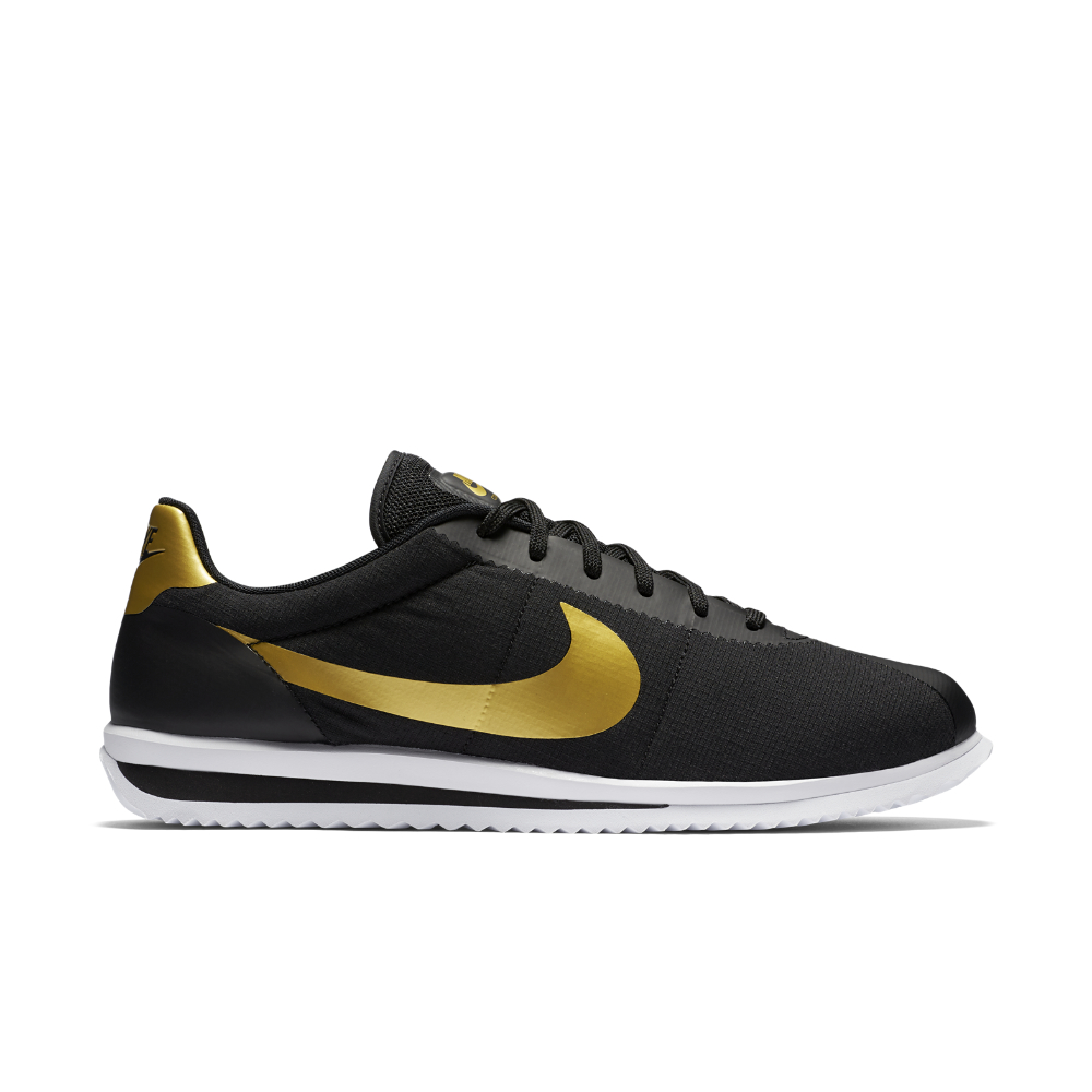 Nike Cortez Ultra Qs Men's Shoe in Black/Black/Metallic Gold (Black) for Men  | Lyst