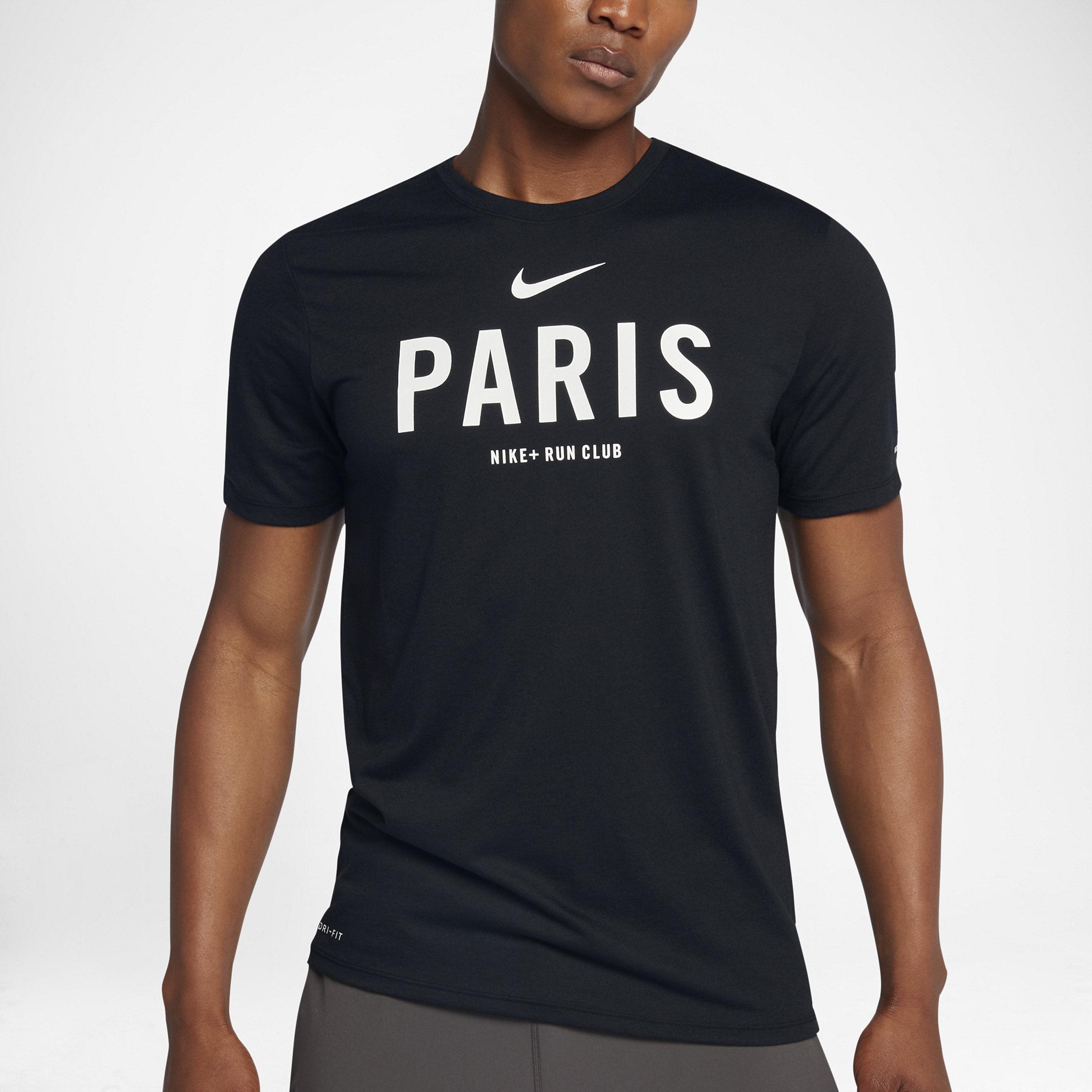 Nike Synthetic Dry Run Club (paris) in Black for Men | Lyst UK