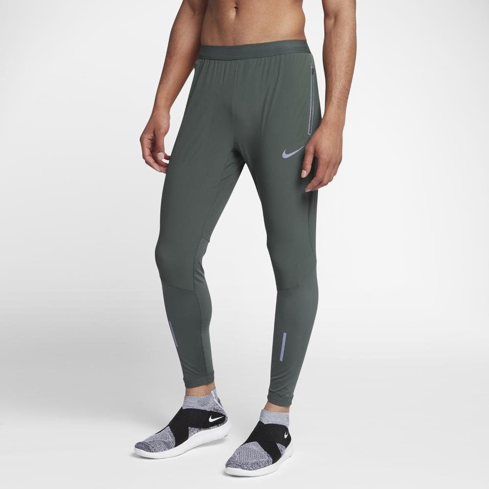 Nike Synthetic Swift Men's Running Pants in Green for Men | Lyst