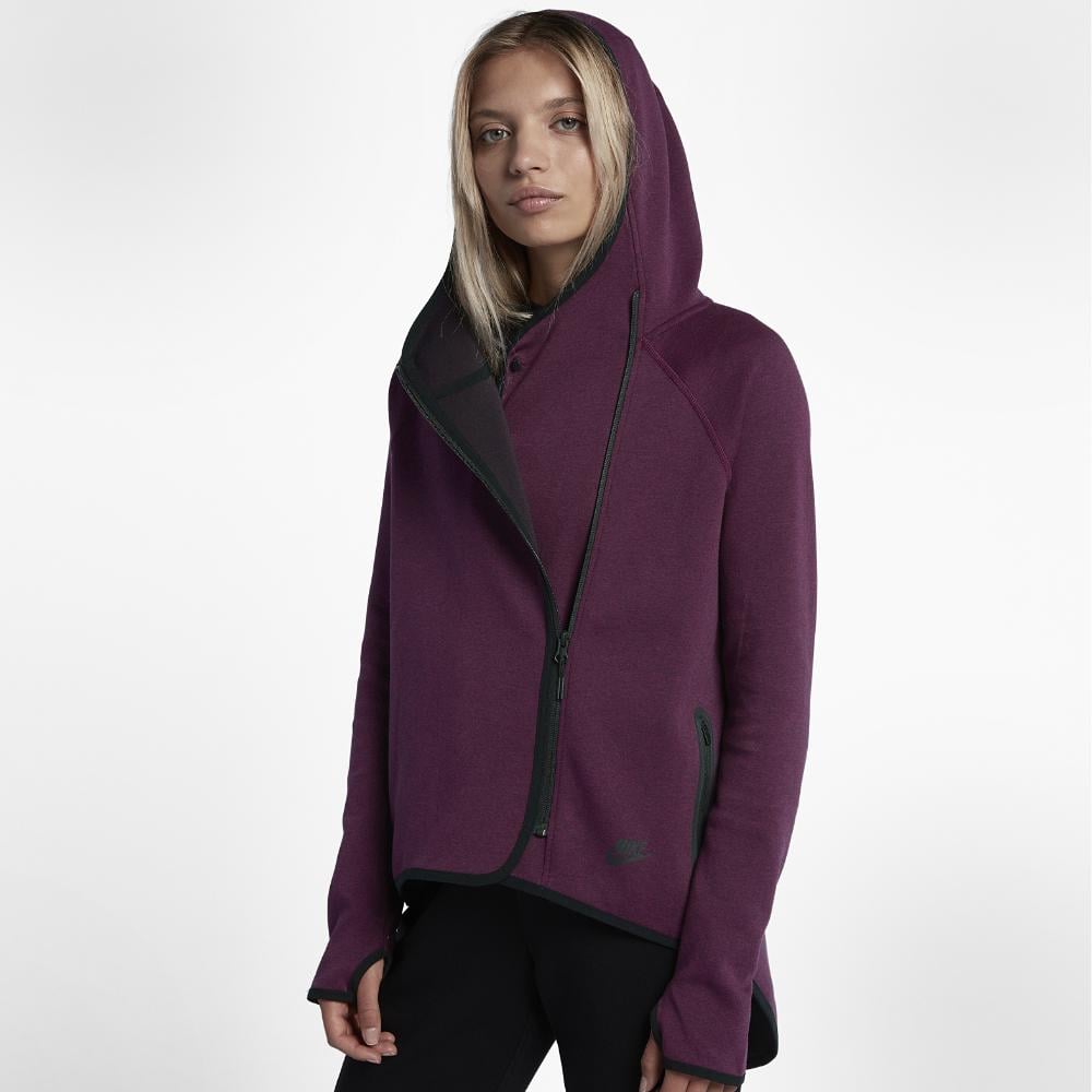 Nike Sportswear Tech Fleece Women's Cape in Bordeaux/Heather/Black (Purple)  | Lyst