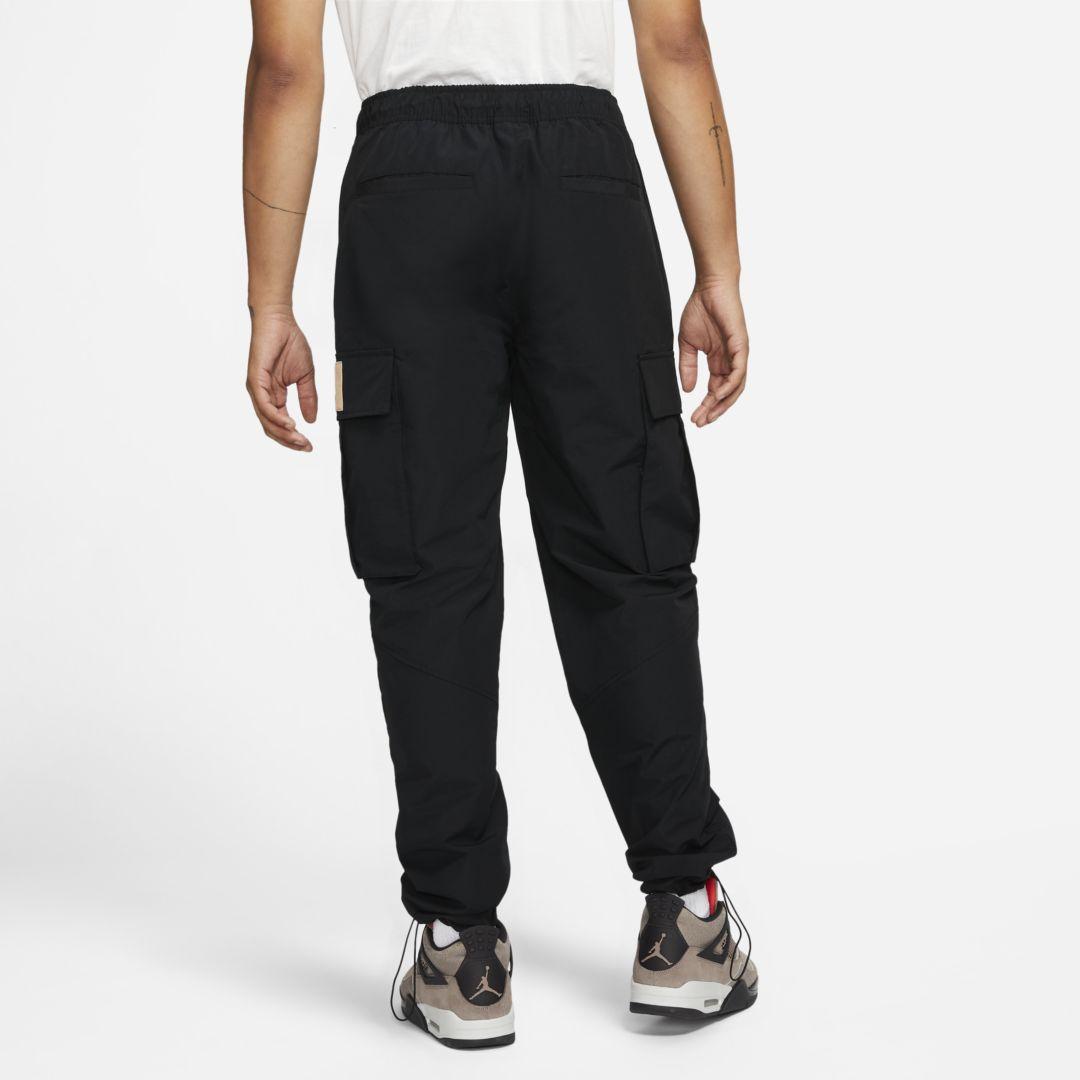 Nike Jordan Flight Heritage Cargo Pants in Black for Men | Lyst