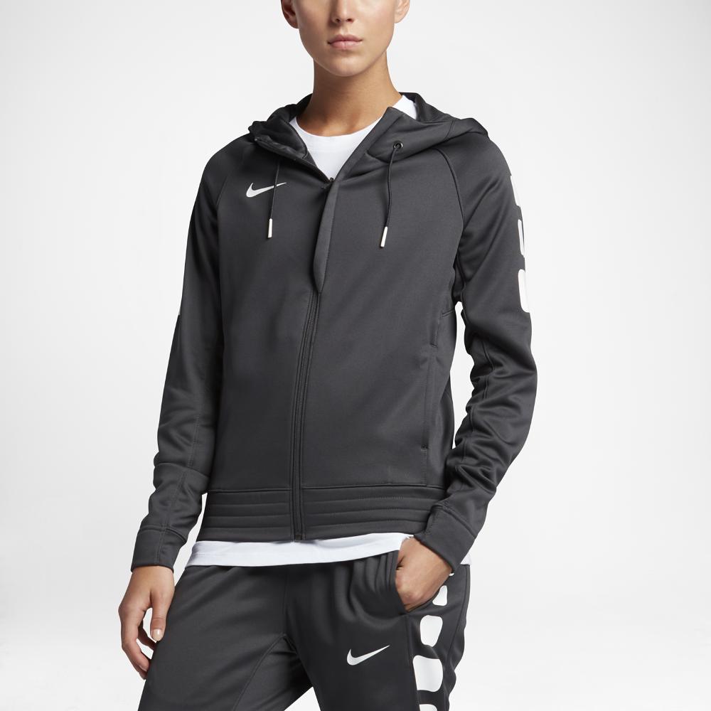 Nike Synthetic Therma Elite Women's Basketball Hoodie in Gray | Lyst
