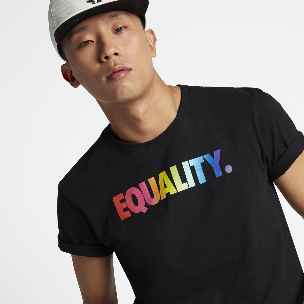 Nike Cotton Equality Betrue Men's T-shirt in Black for Men | Lyst