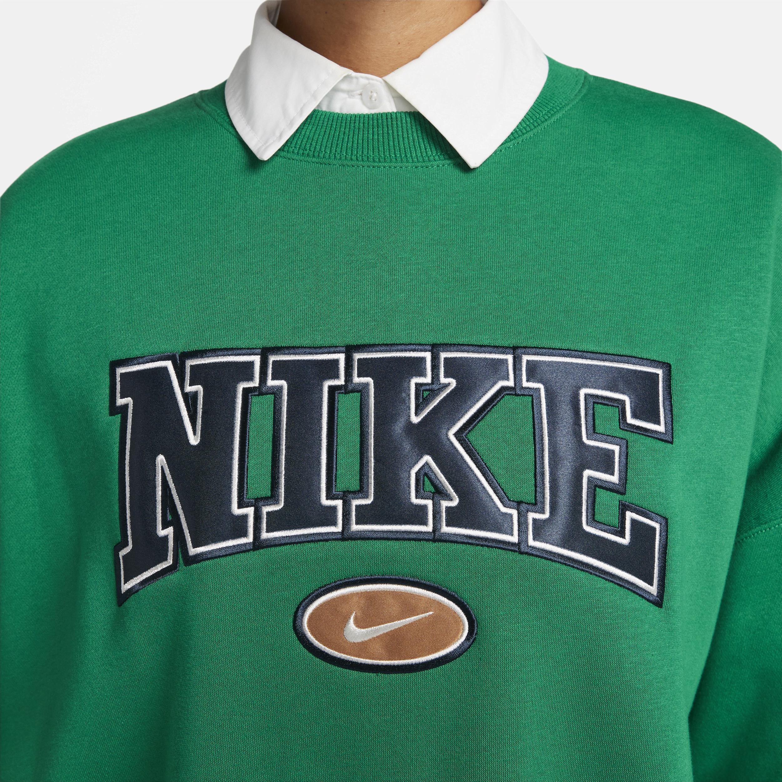 green nike vintage crewneck
