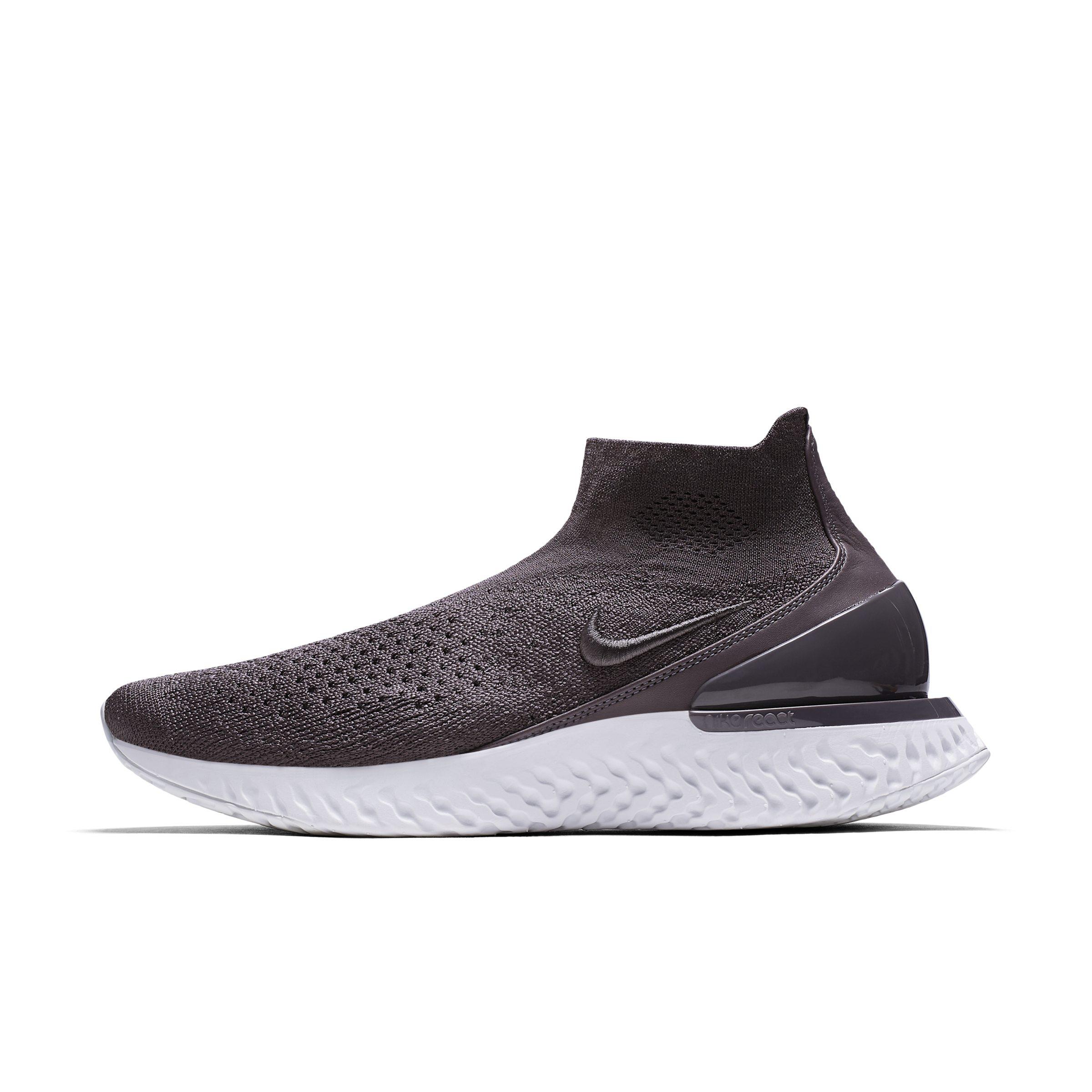 2019 rise react flyknit running shoes black