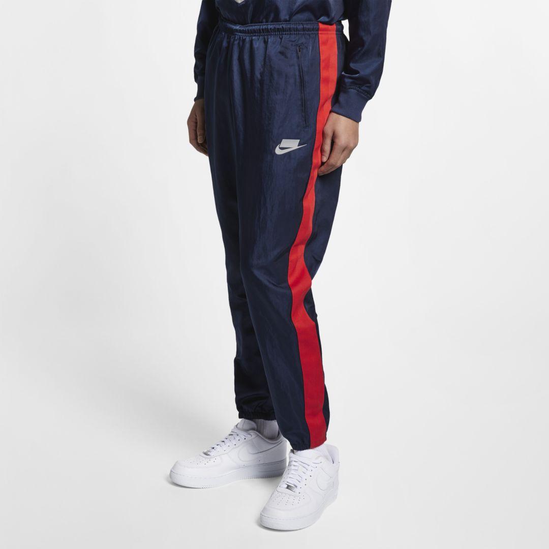 Nike Satin Sportswear Nsw Woven Pants in Blue for Men - Lyst