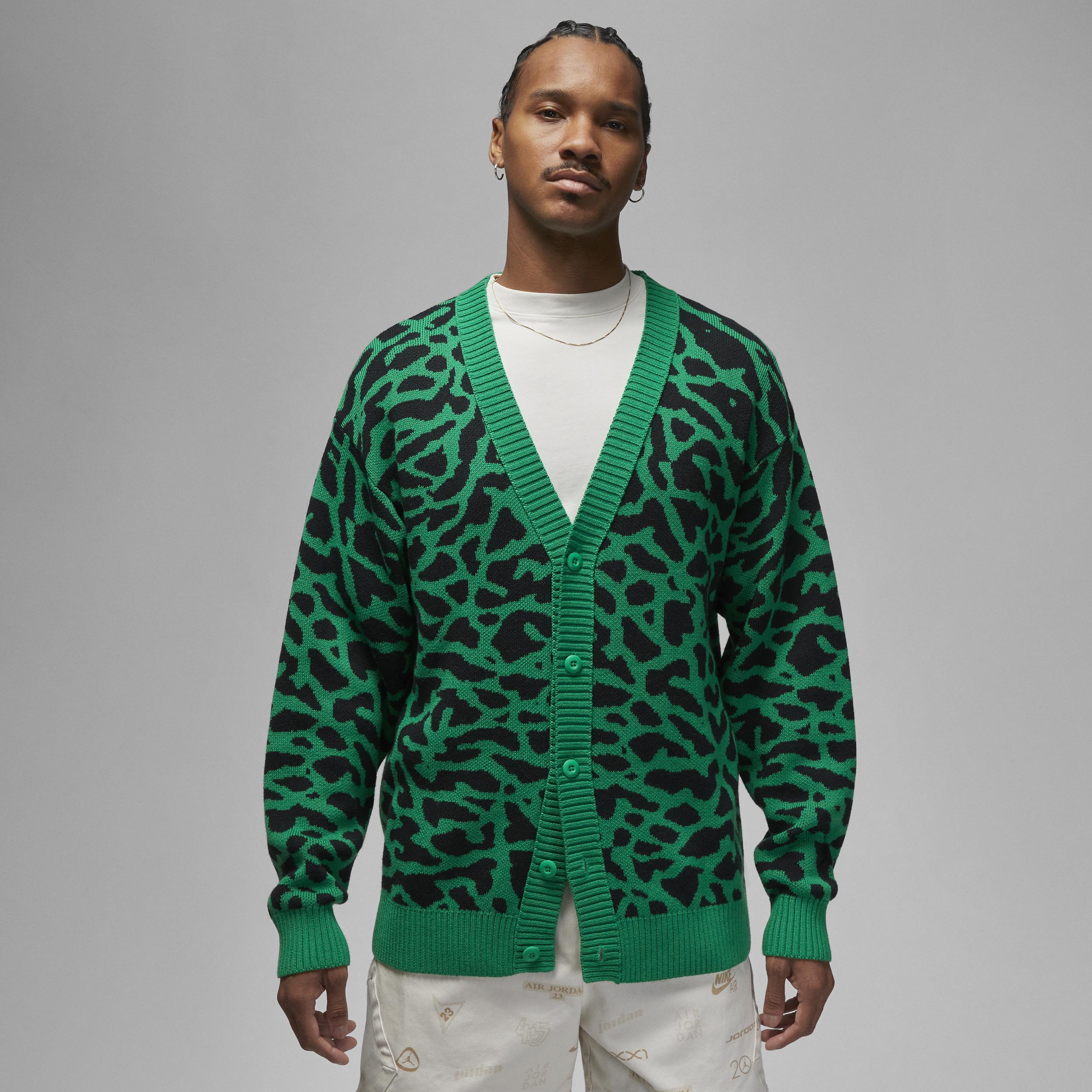 Nike Flight Heritage Cardigan in Green for Men | Lyst