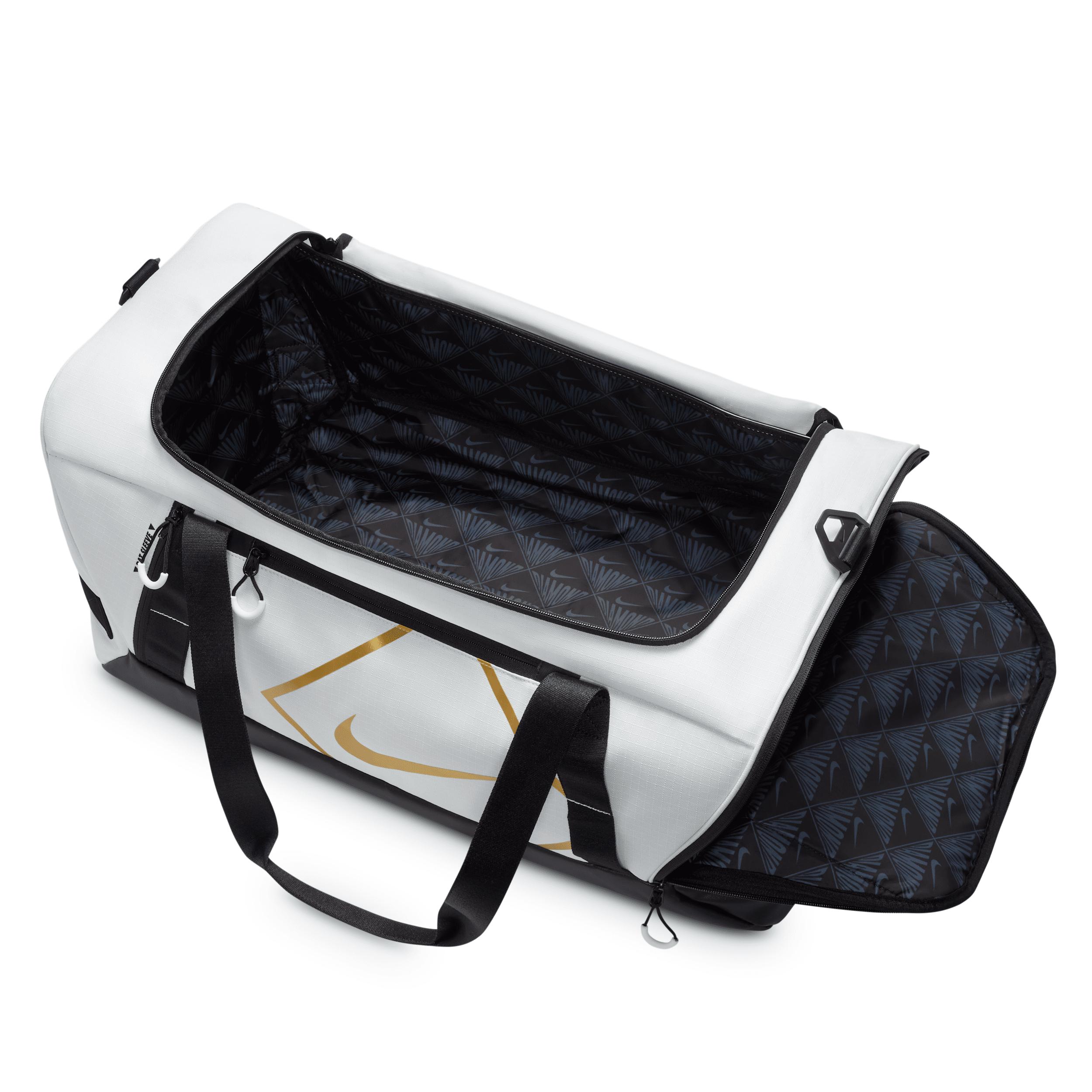 Nike Diamond Duffel Bag (72L) in Black | Lyst