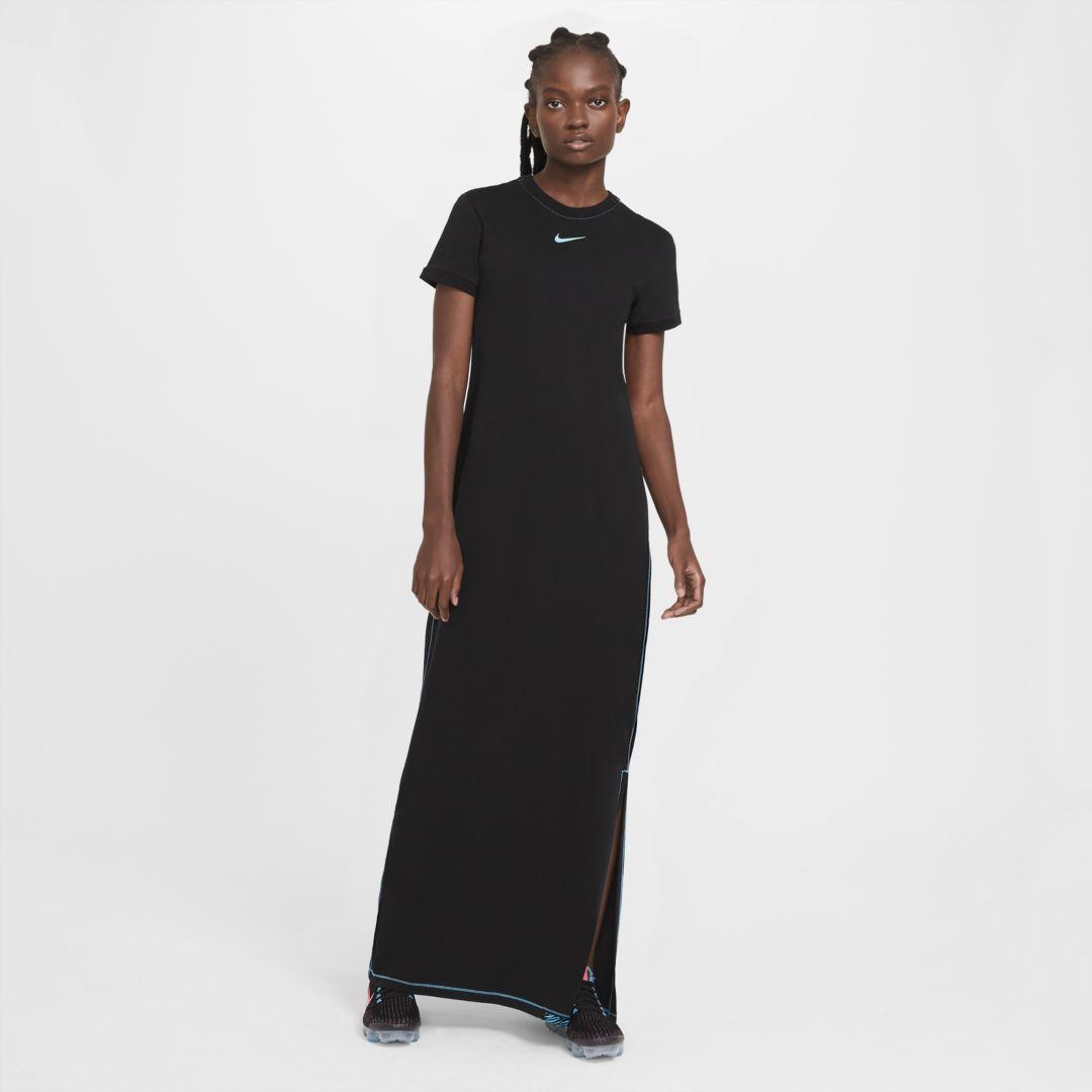 Nike Sportswear Icon Clash Maxi Dress in Black | Lyst
