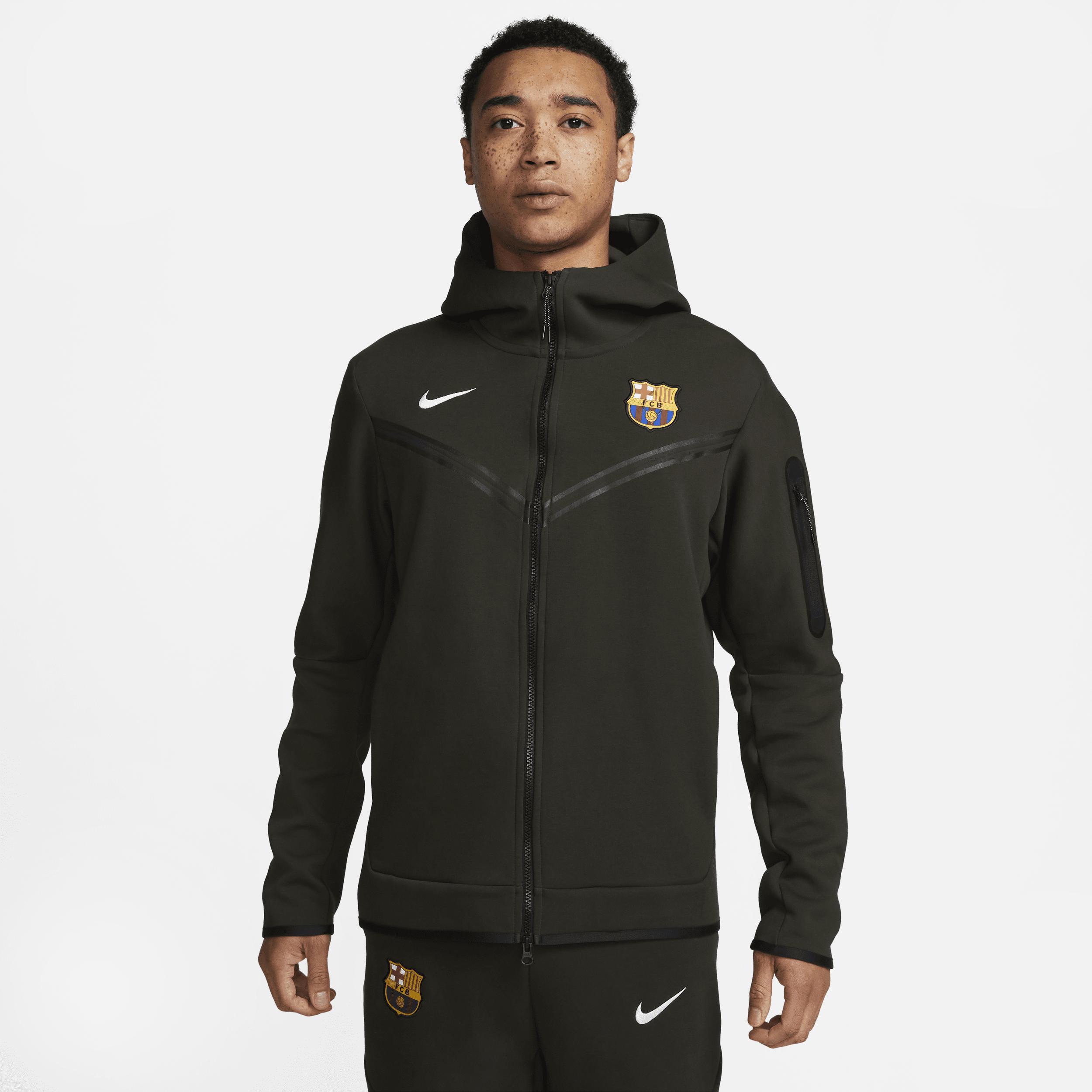 Felpa Con Cappuccio FC Barcelona Open Barça Race – Nera, Taglia XL – Prodotto Ufficiale Con Licenza