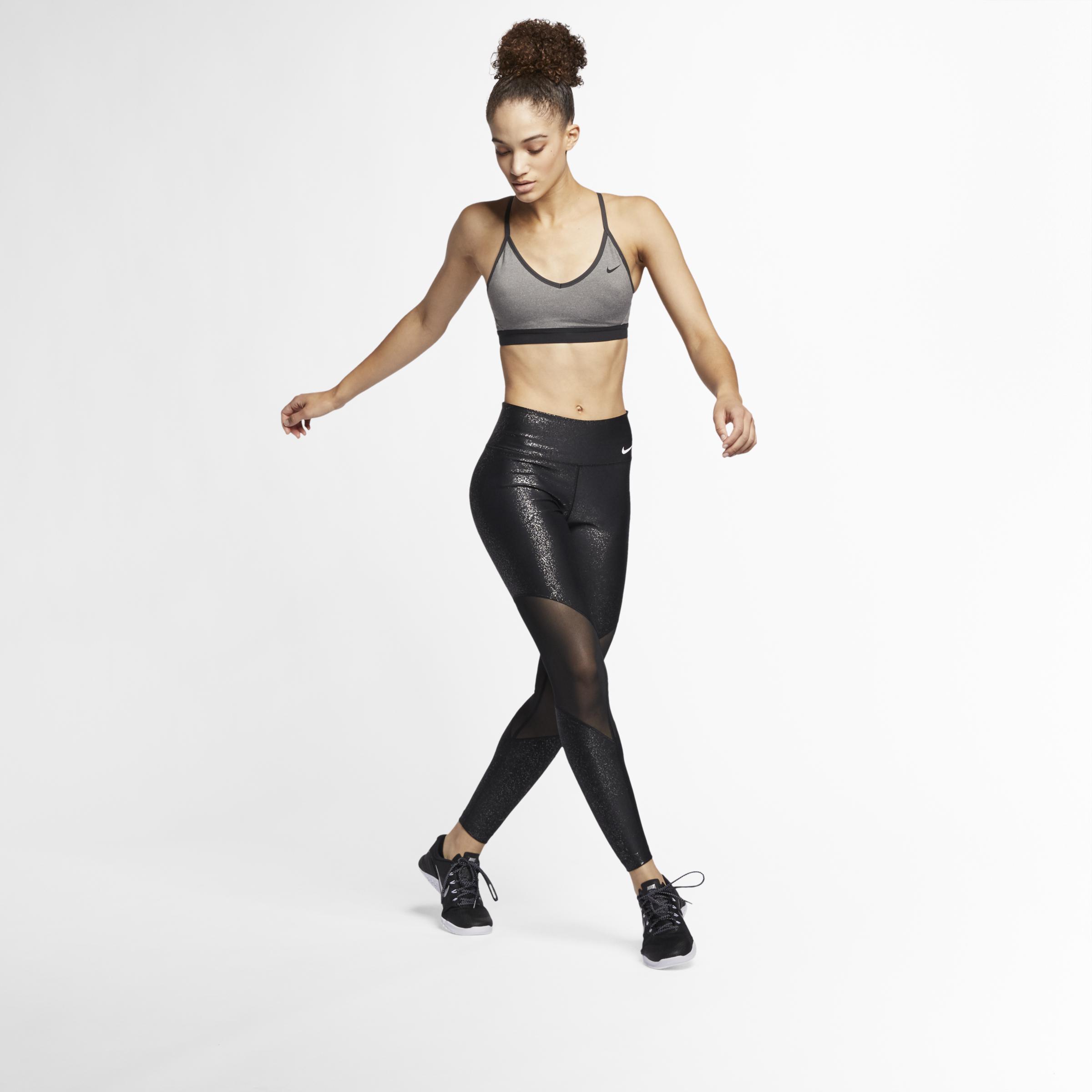 Nike Black Power glitzernde Trainings Tights für Damen Nike Black Power glitzernde Trainings Tights für Damen