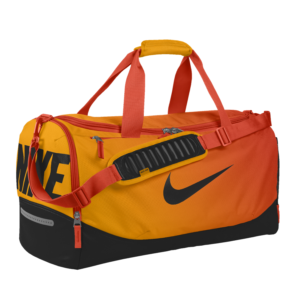 Nike Team Training Max Air Id Duffel Bag (medium) (orange) in Orange for Men | Lyst