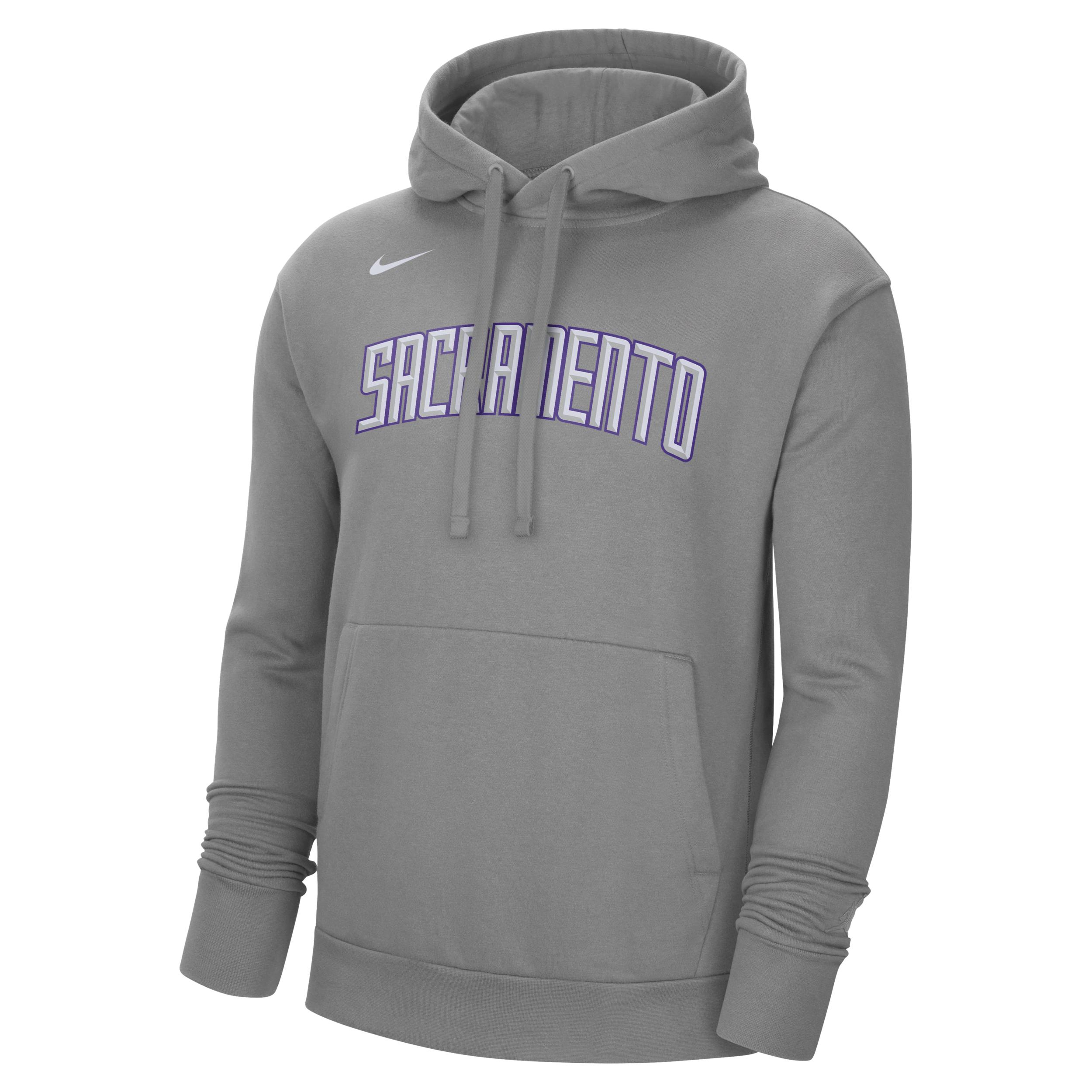 Nike Sacramento Kings City Edition Nba Fleece Pullover Hoodie In Grey ...