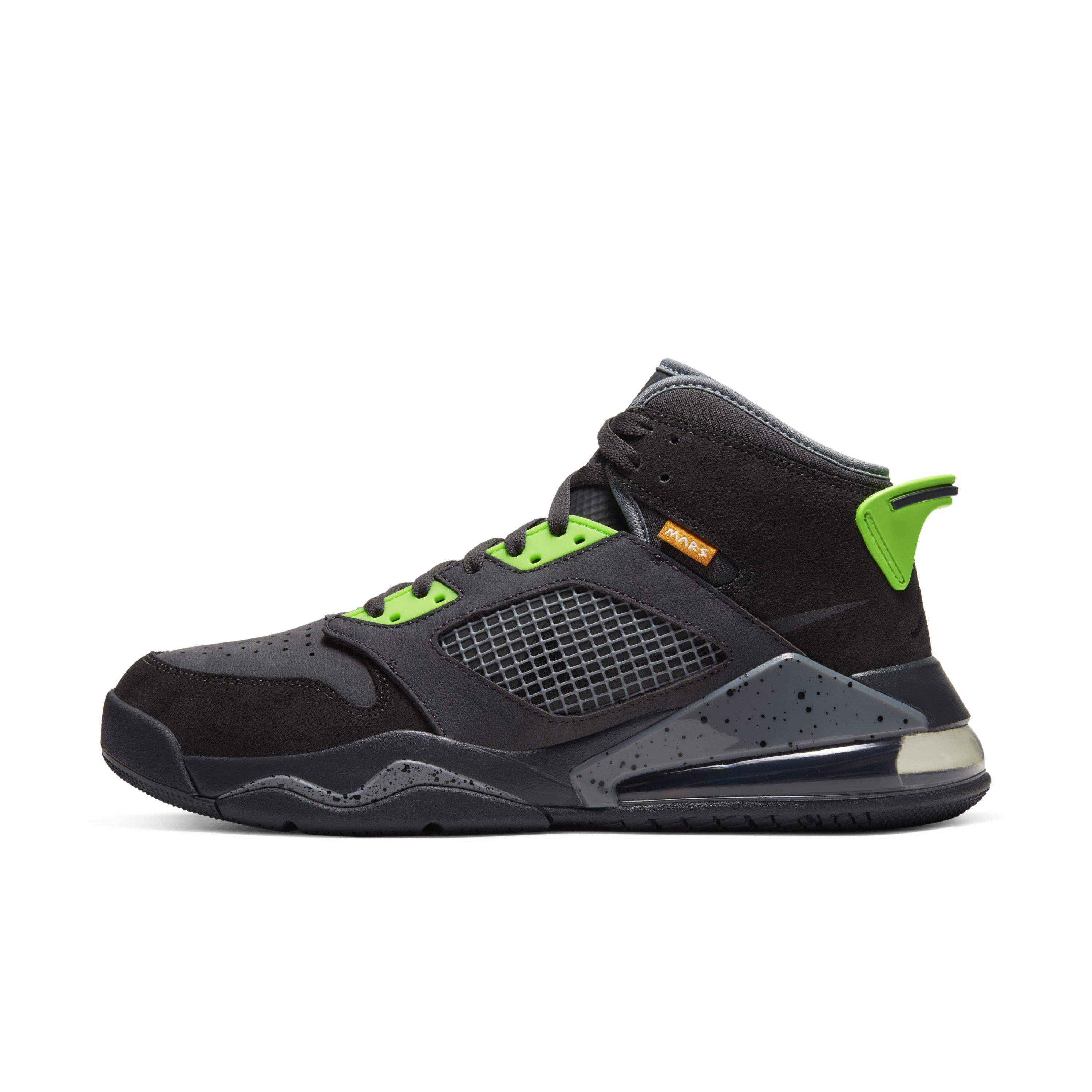 Nike Leather Jordan Mars 270 in Anthracite \u0026 Electric Green (Black) for Men  - Lyst