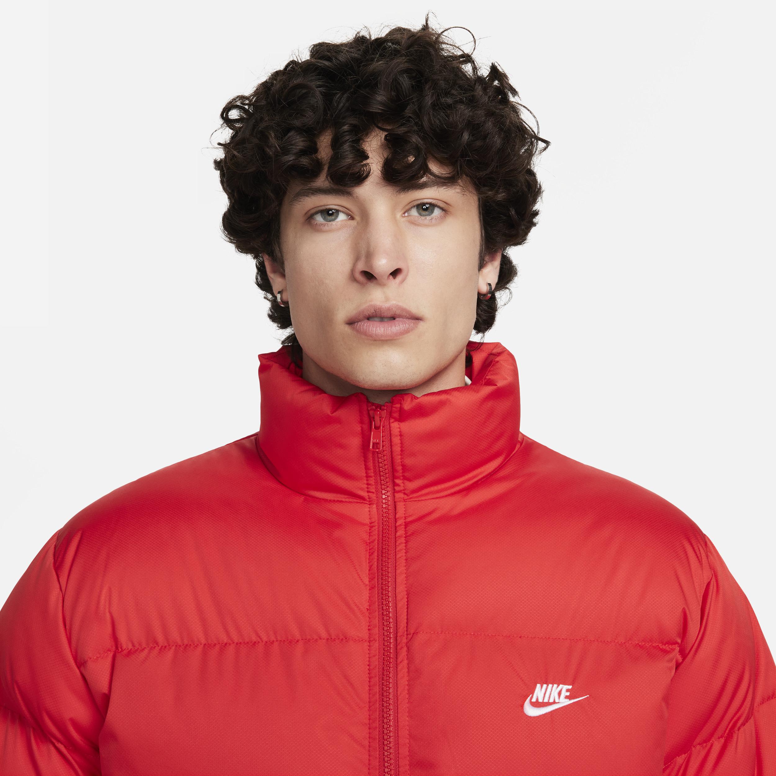 Nike Sportswear Club Puffer Jacket 50% Recycled Polyester in Red for Men |  Lyst