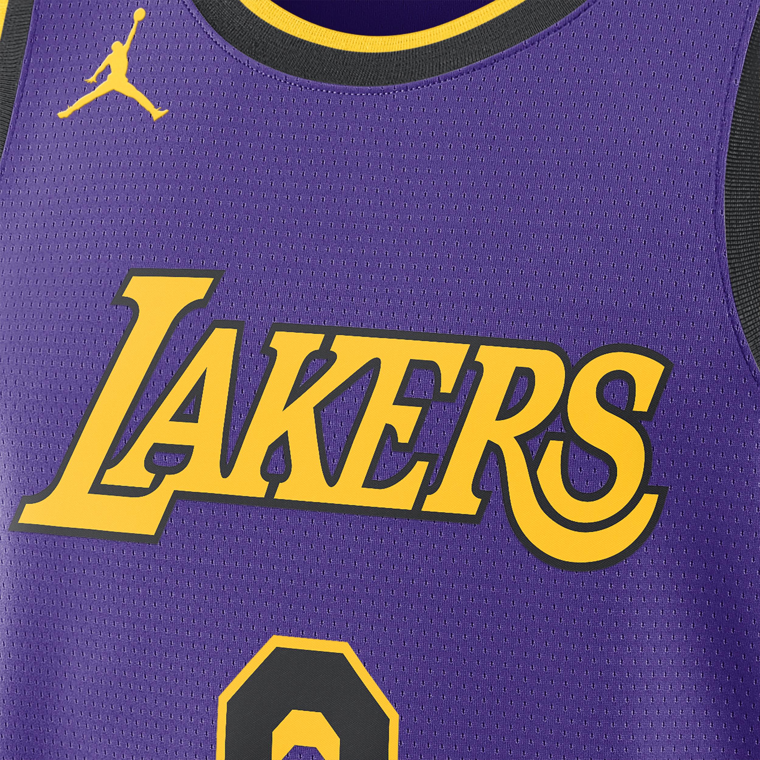 Nike Los Angeles Lakers Statement Edition Jordan Dri-fit Nba Swingman Jersey  In Purple, for Men | Lyst UK