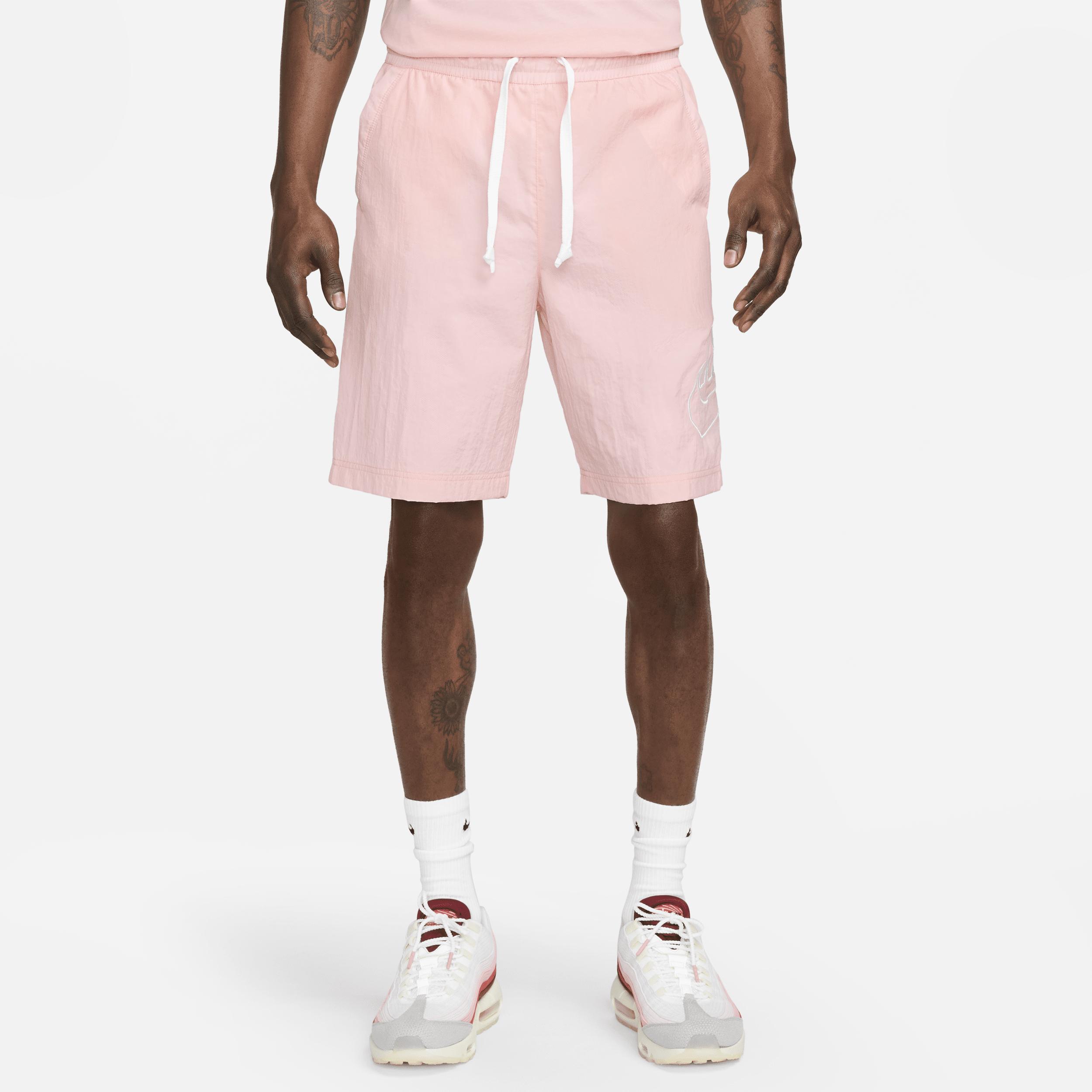 Nike Sportswear Alumni Woven Flow Shorts In Pink, for Men Lyst