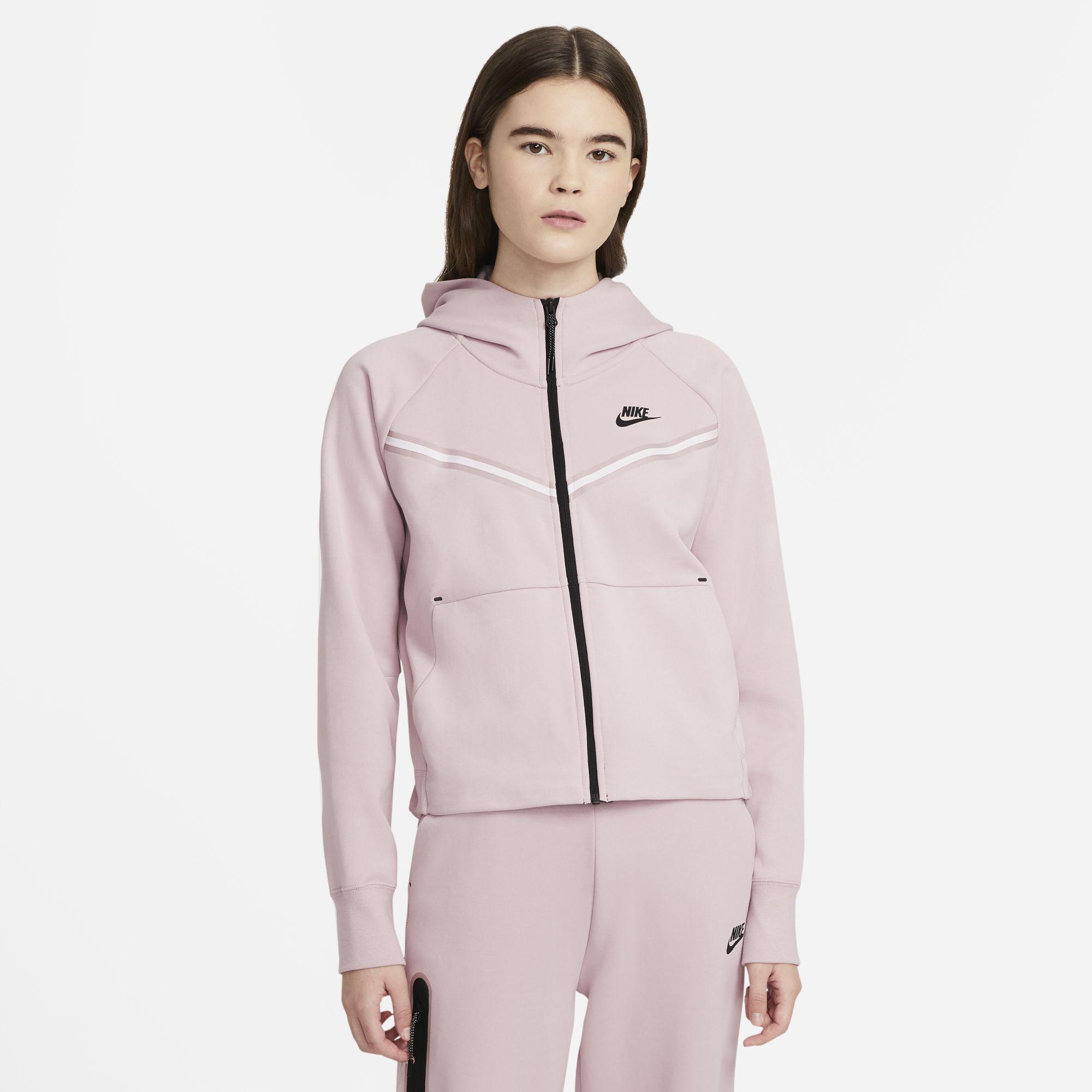 Felpa con cappuccio e zip a tutta lunghezza sportswear tech fleece  windrunner di Nike in Rosa | Lyst