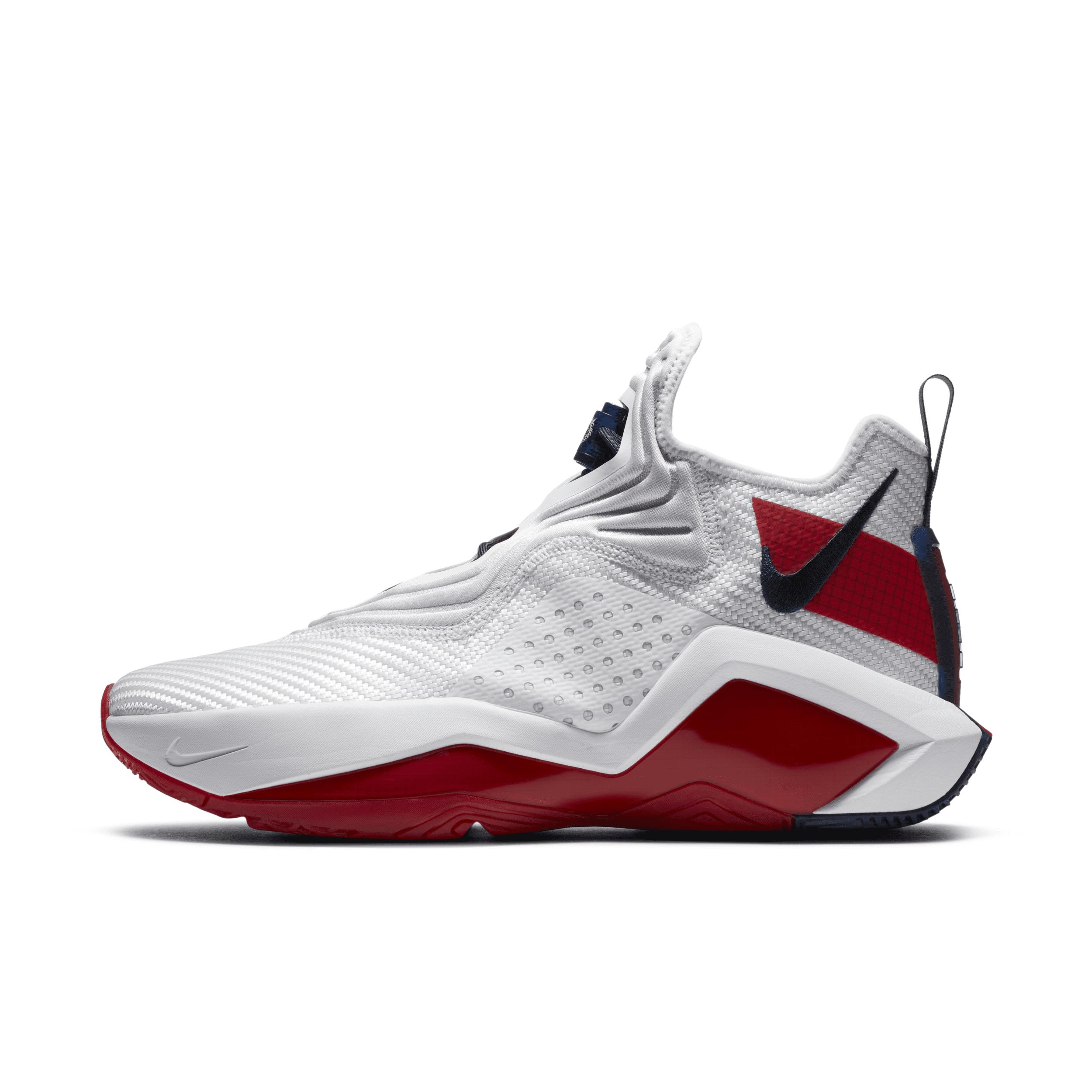 Nike Lebron Soldier 14 Basketball Shoes In White, in Red for Men | Lyst