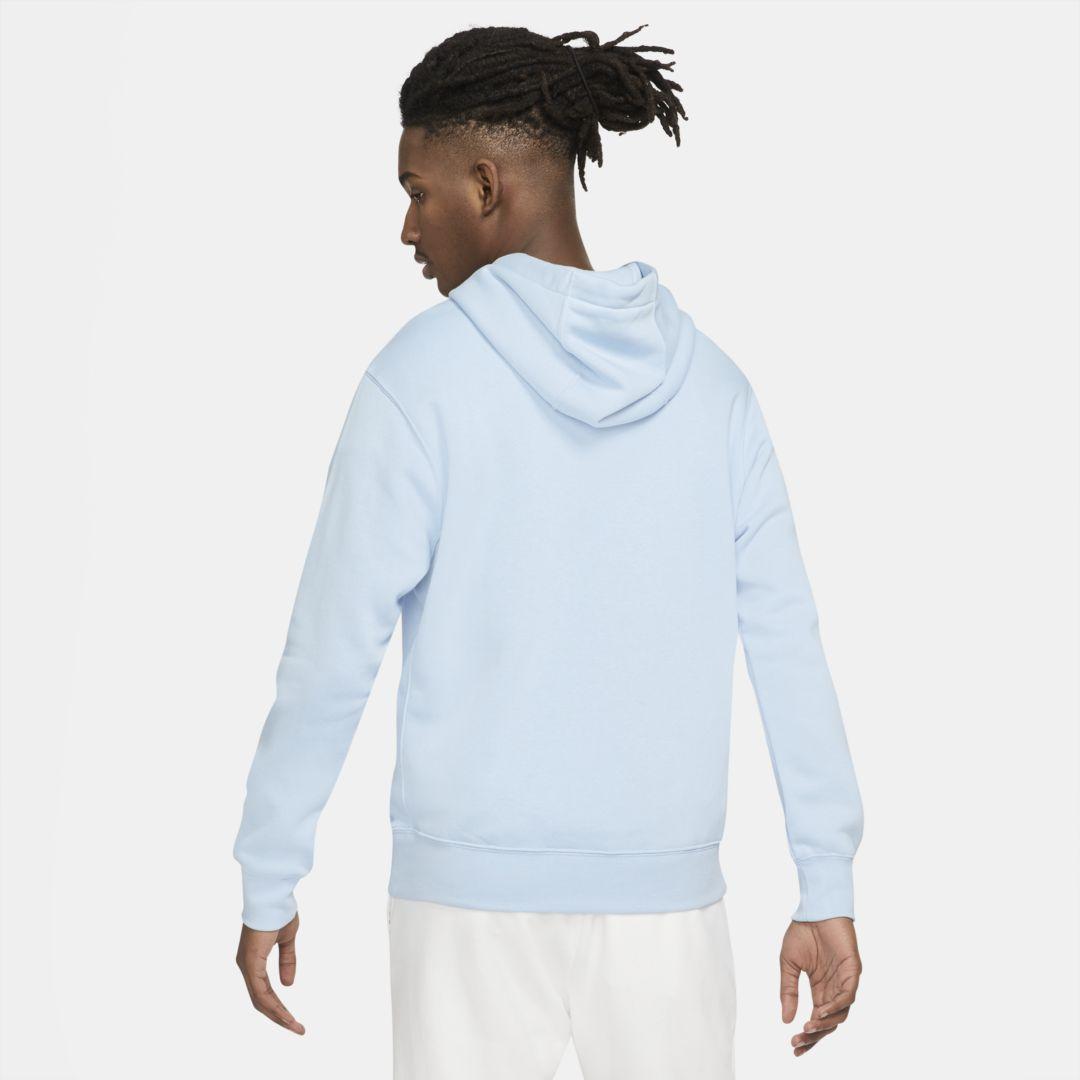 Nike Sportswear Club Fleece Pullover Hoodie in Blue for Men | Lyst