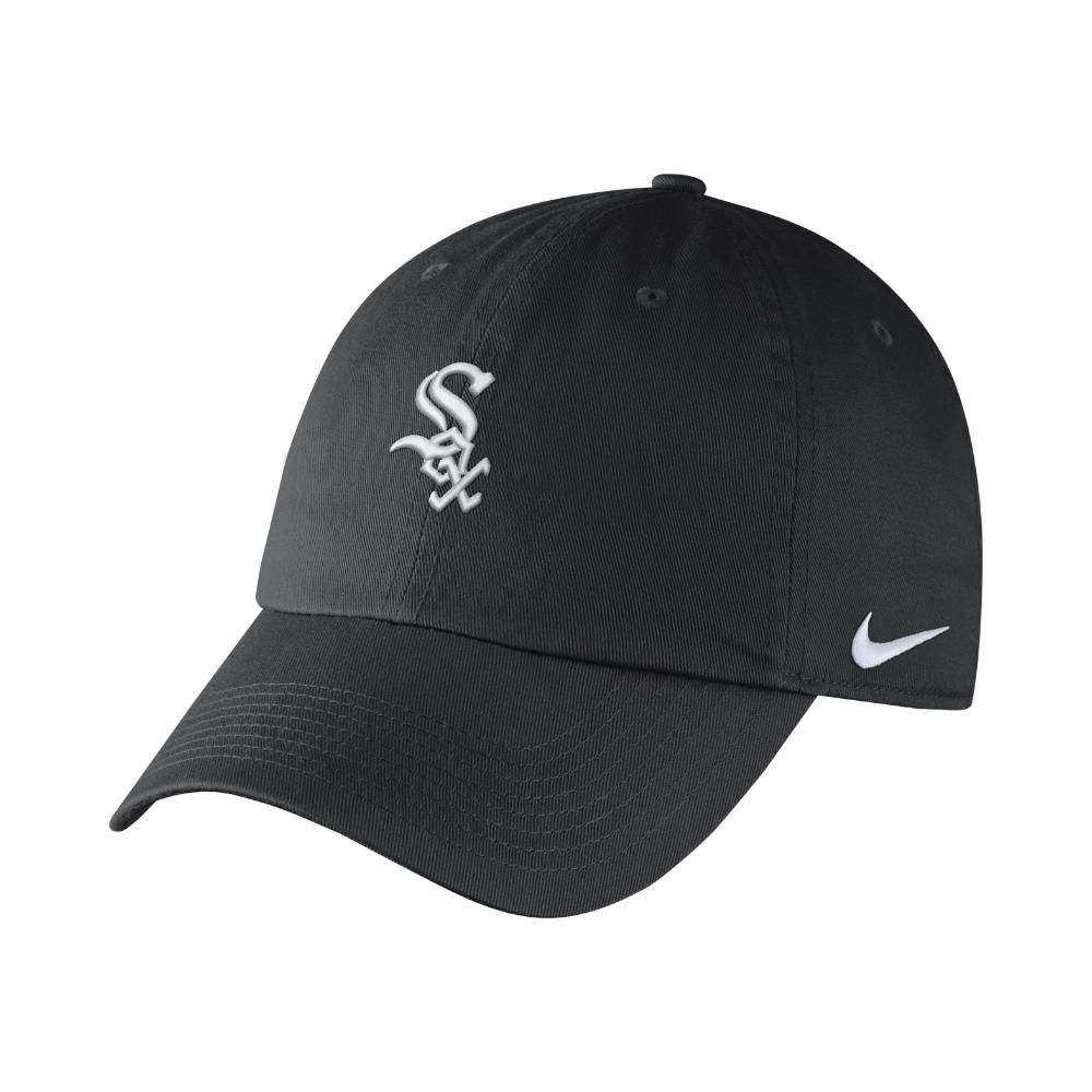 Nike Heritage 86 (mlb White Sox) Adjustable Hat (black) for Men