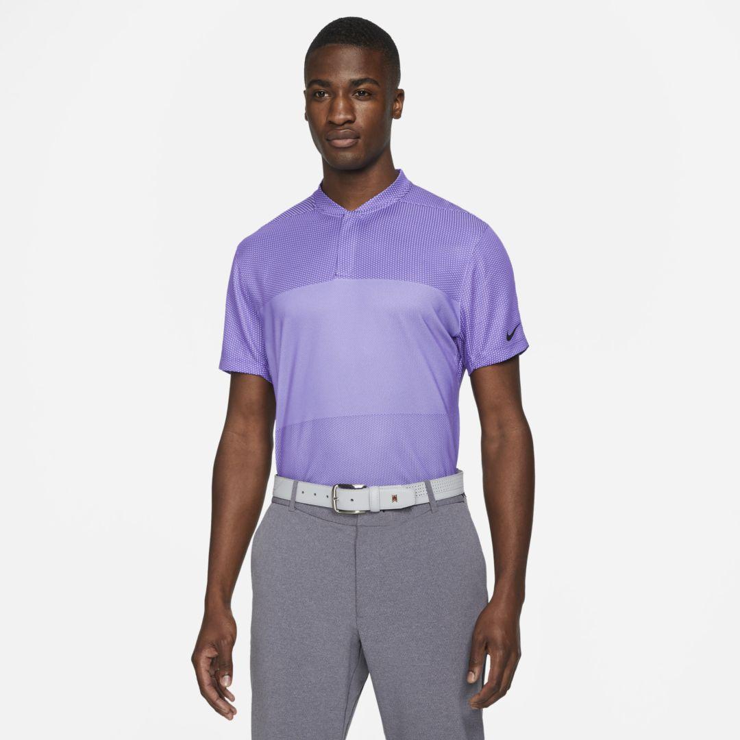 Nike Dri-fit Adv Tiger Woods Golf Polo in Purple for Men | Lyst