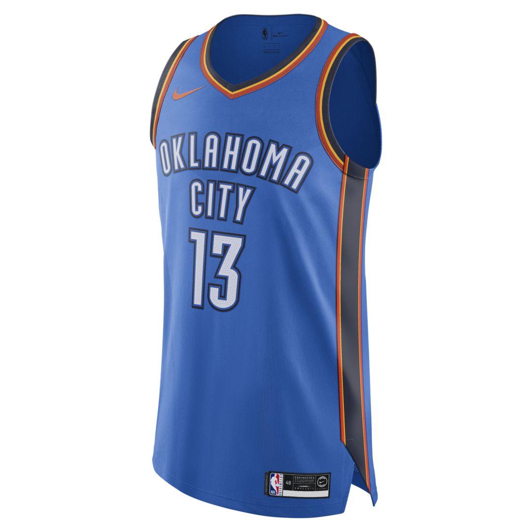paul george authentic jersey