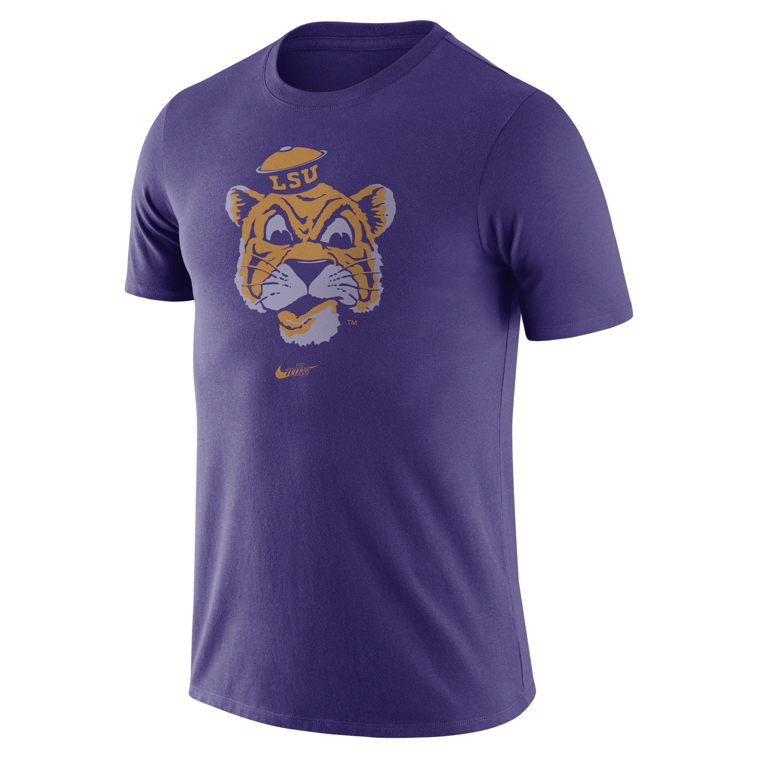 Nike College (lsu) Logo T-shirt In Purple, for Men | Lyst