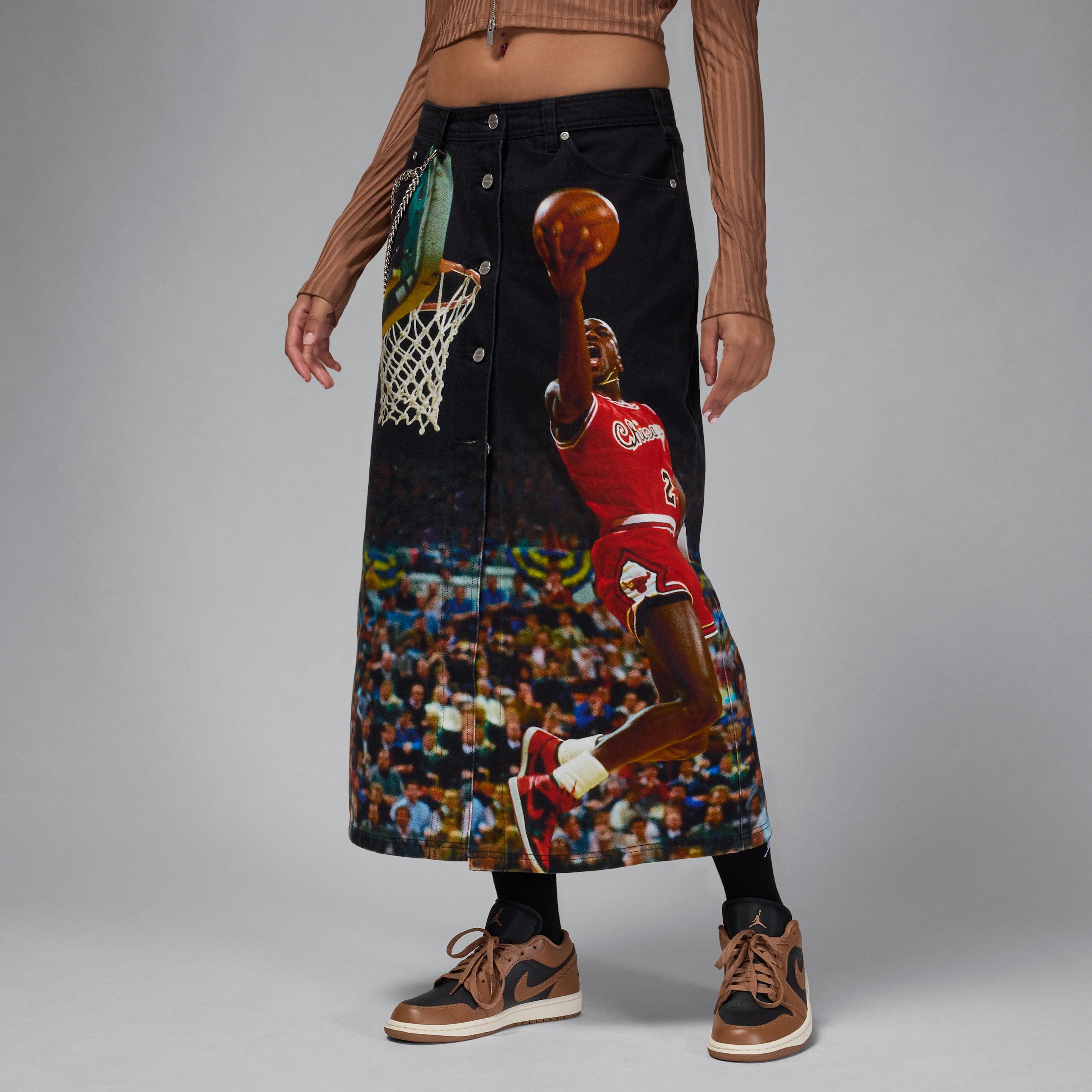Nike Air Printed Skirt in Black | Lyst