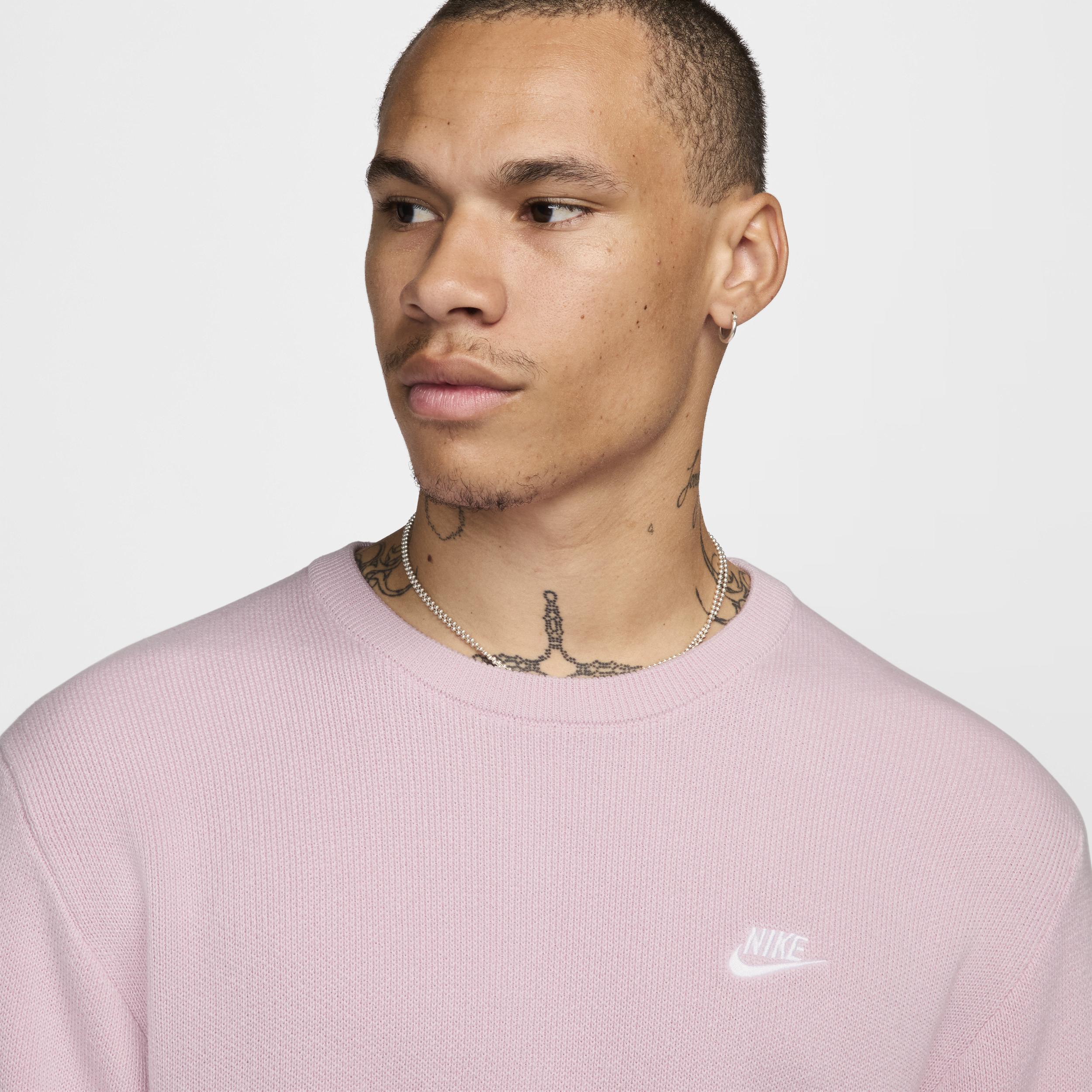 Pink nike jumper sale