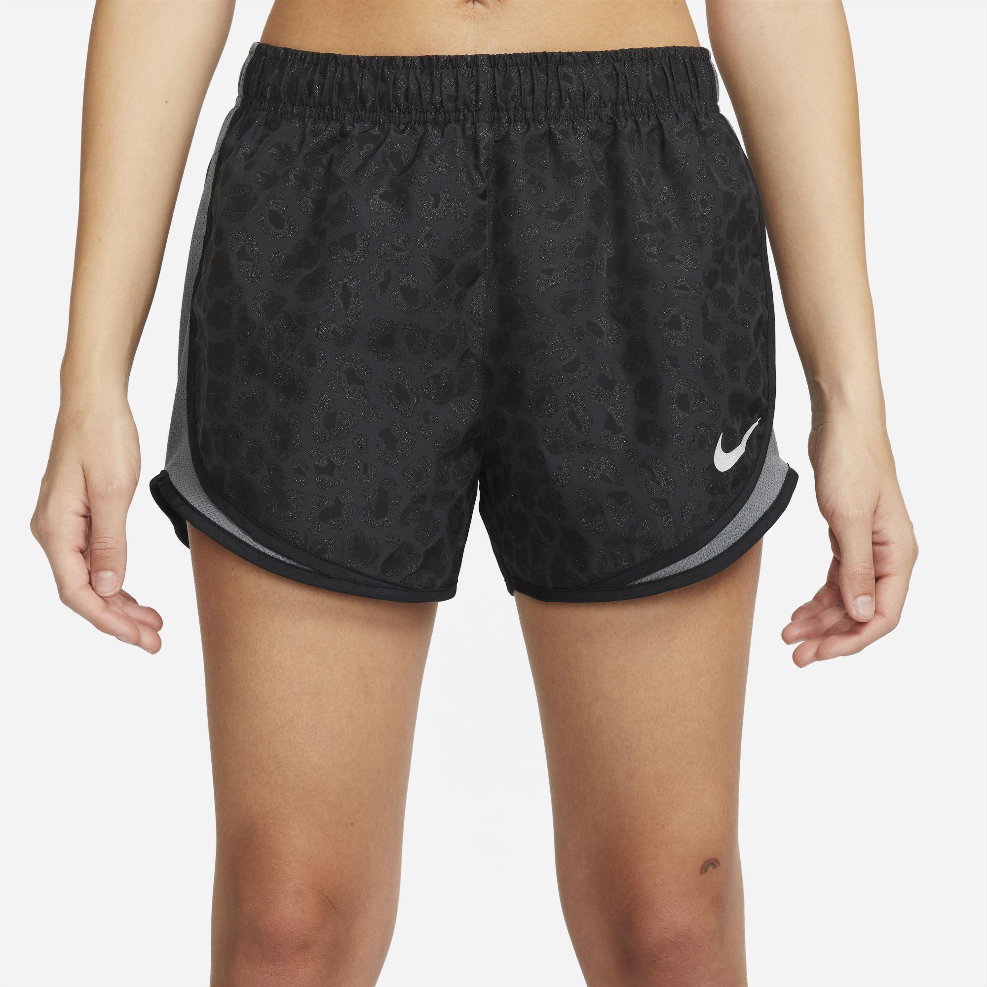 Nike Dri-fit Tempo 3" Leopard Print Running Shorts in Black | Lyst