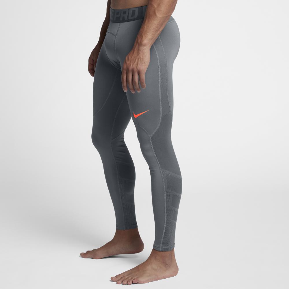 Nike Synthetic Pro Hyperwarm Men's Training Tights in Gray for Men - Lyst