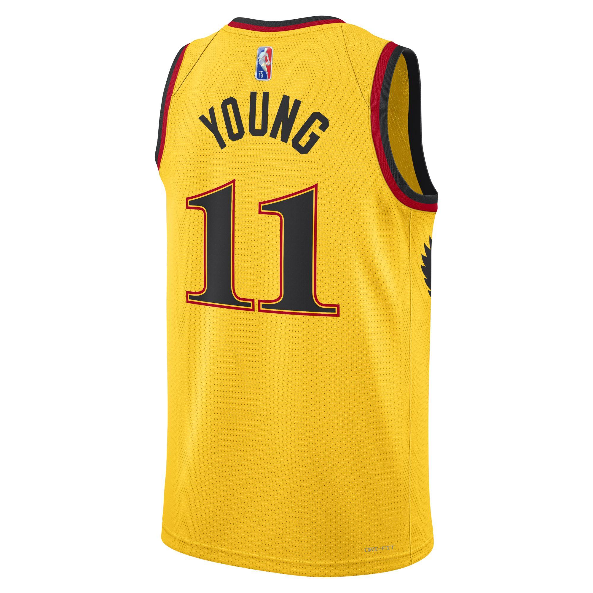 Black and yellow nba jersey sale