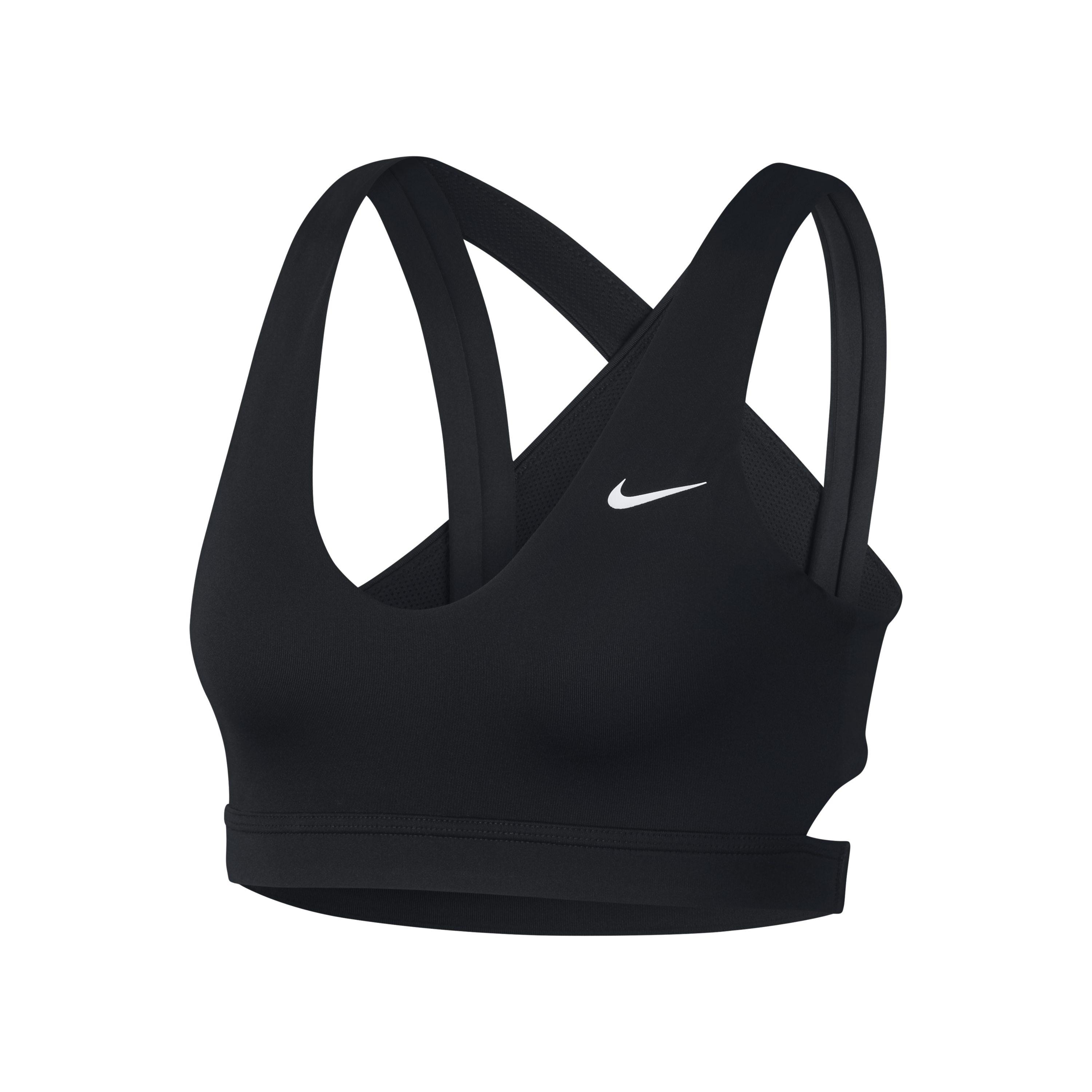 Nike Indy Dri-fit Strappy-back Low-impact Sports Bra in Black - Lyst