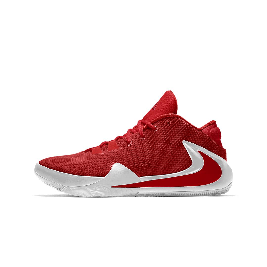 Nike Zoom Freak 1 By You Custom Basketball Shoe in Red for Men - Lyst