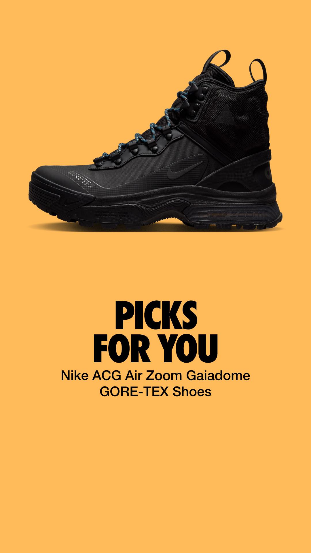 Nike Acg Air Zoom Gaiadome Gore-tex Shoes in Black for Men | Lyst
