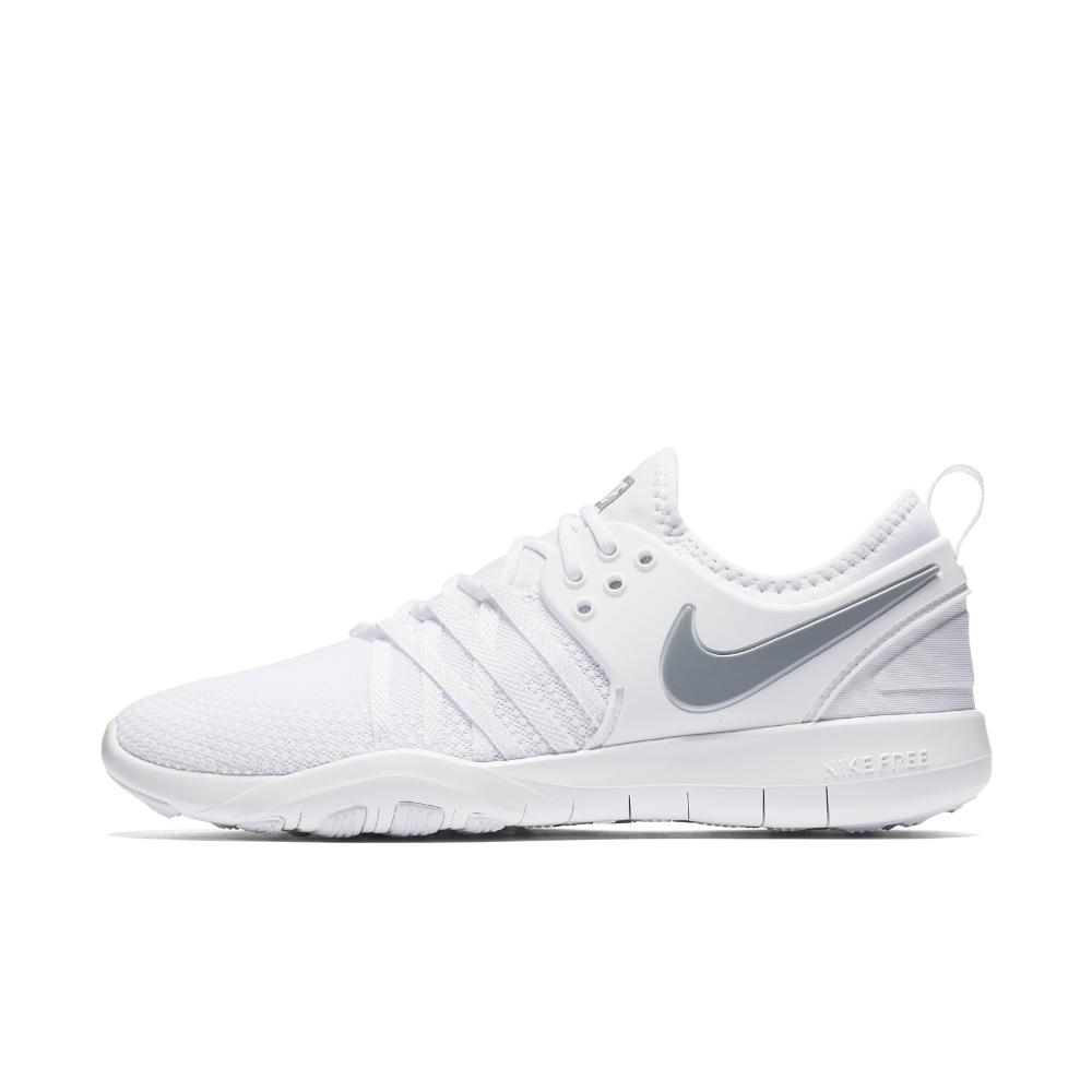 Nike Rubber Free Tr7 Women's Training Shoe in White/Metallic Silver (White)  | Lyst
