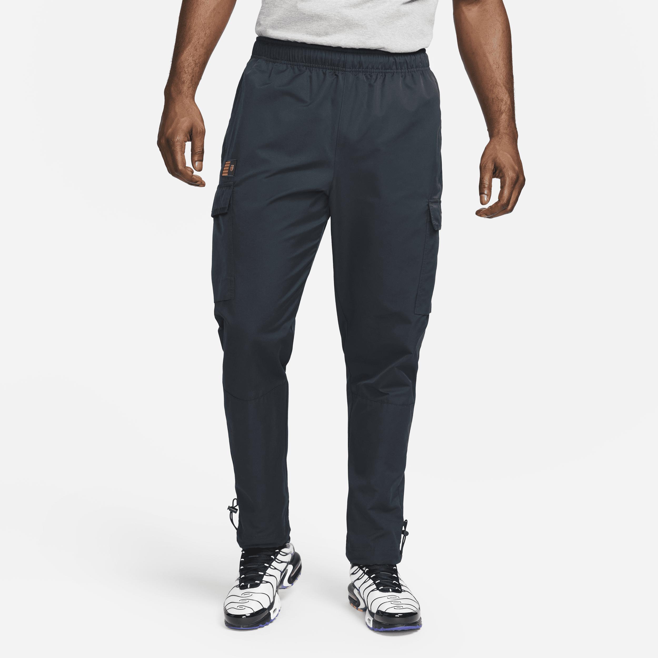 Nike Fc Barcelona Woven Soccer Pants In Blue, for Men Lyst