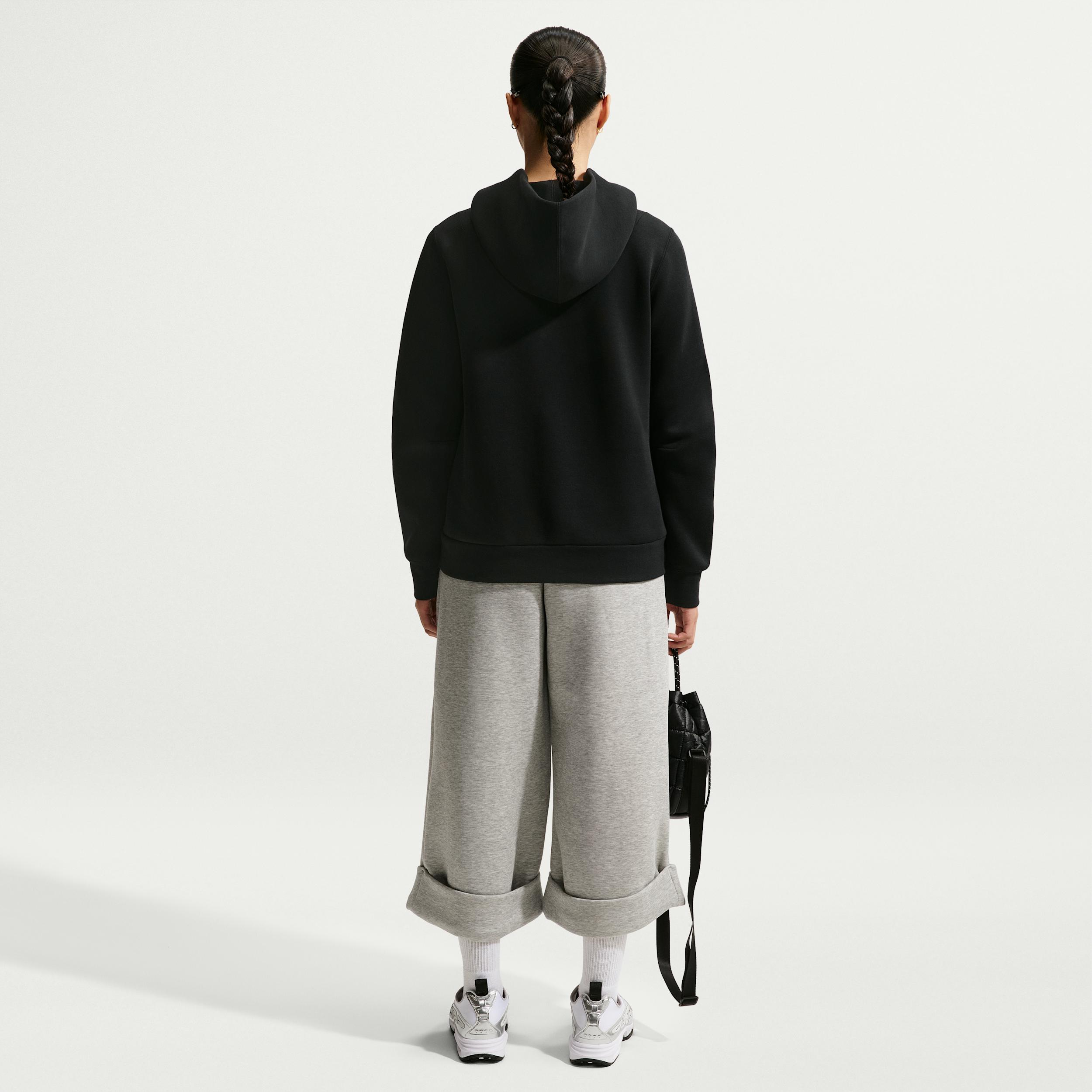 Nike Sportswear Tech Fleece High-Waisted Cropped Pants in Black | Lyst