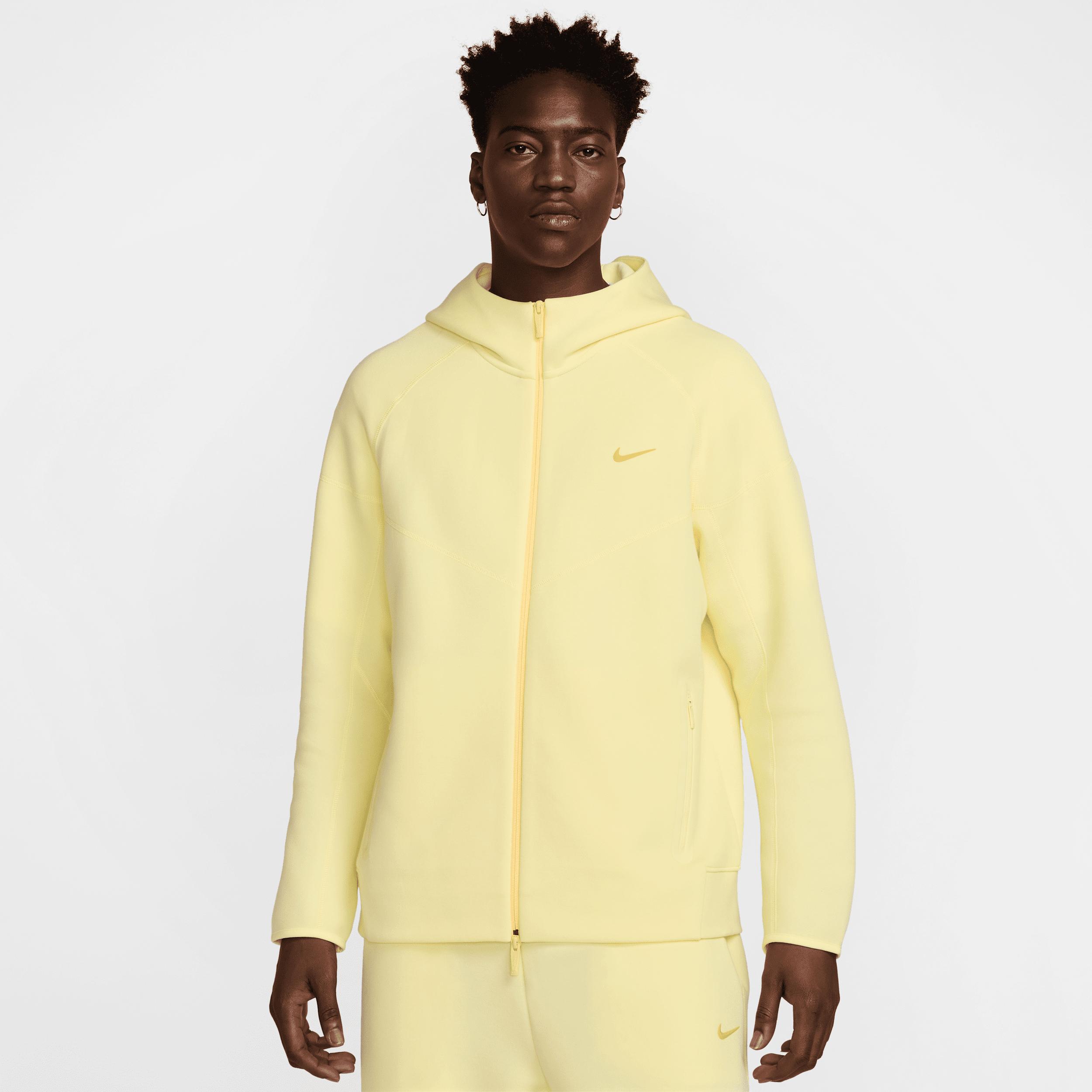 yellow nike hoodie zip