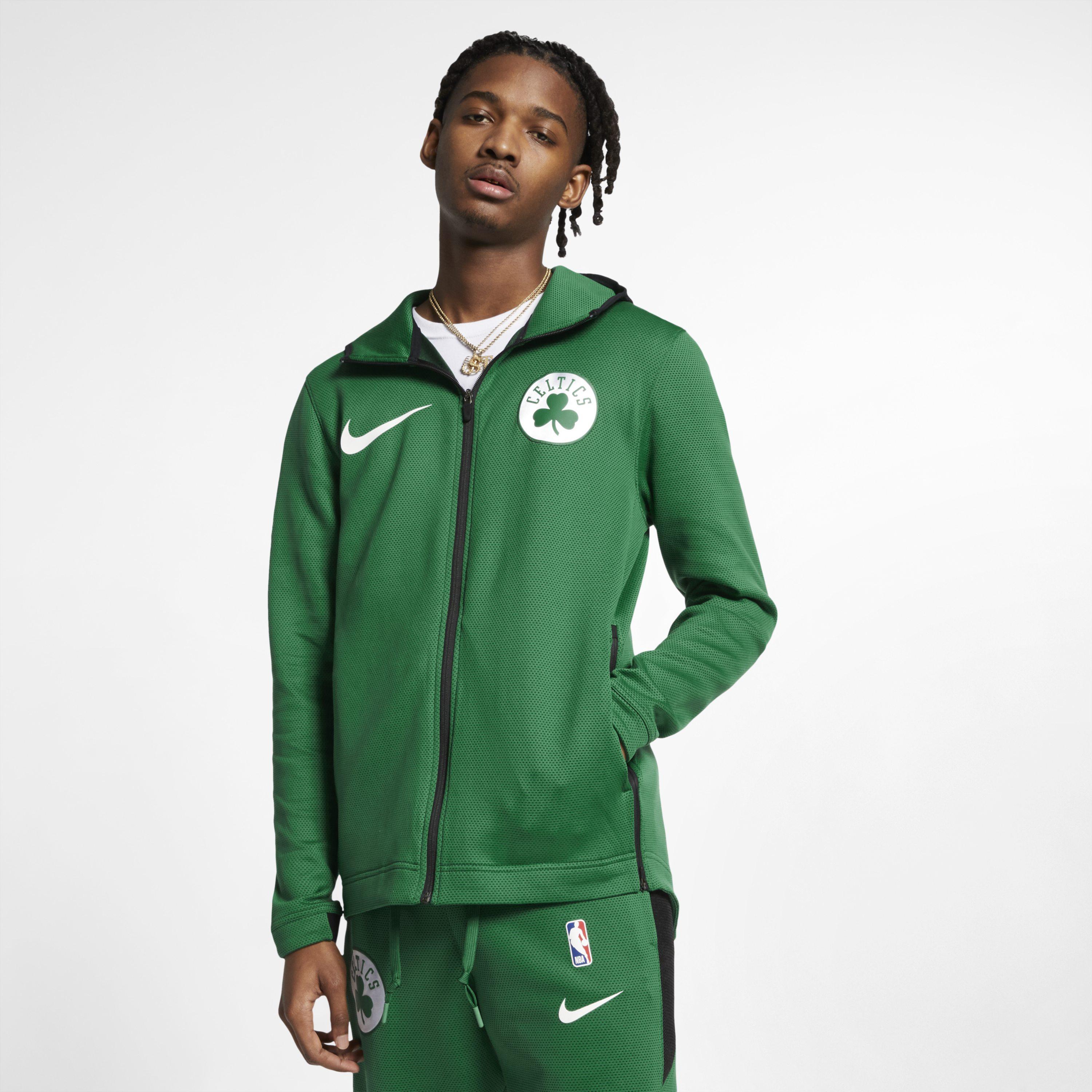 pasatiempo tijeras Conciencia Nike Boston Celtics Therma Flex Showtime Nba Hoodie in Green for Men | Lyst  UK