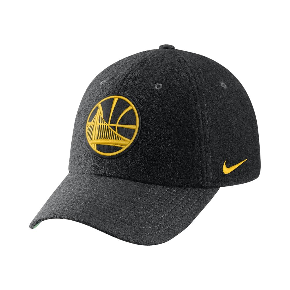 Nike Flannel Golden State Warriors Heritage86 Nba Hat (black) for Men ...