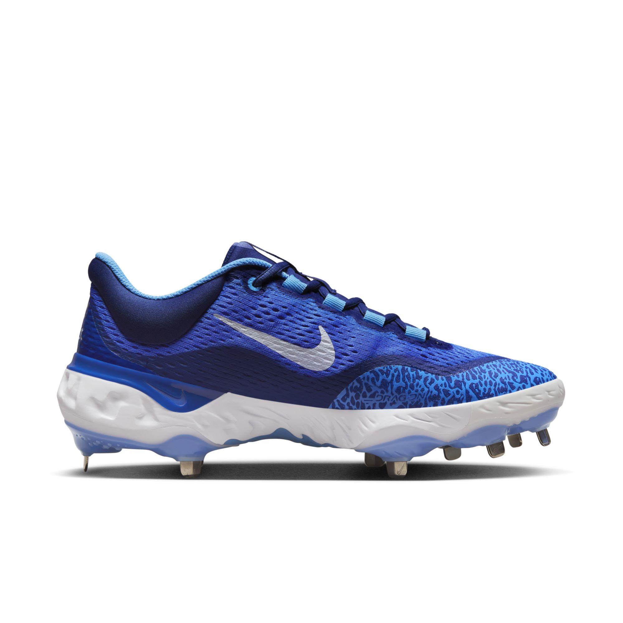 Nike Alpha Huarache Elite 4 Low Baseball Cleats in Blue for Men | Lyst