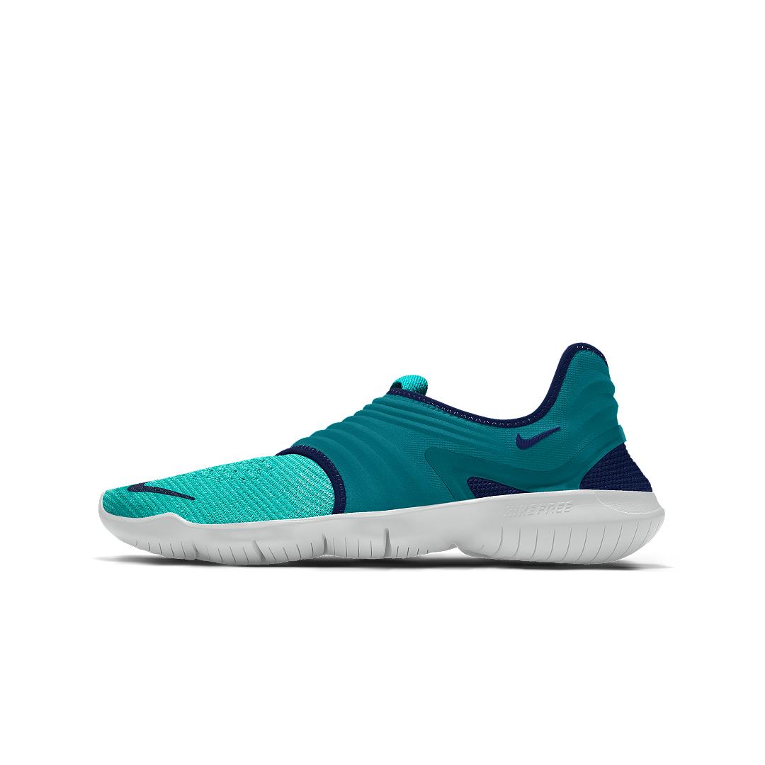 Nike Free Rn Flyknit 3.0 By You Custom Running Shoe in Blue for Men | Lyst