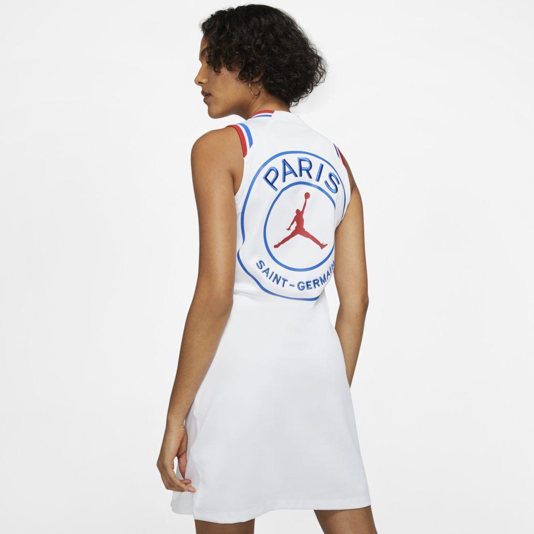 Nike Jordan Paris Saint-germain Dress in White | Lyst