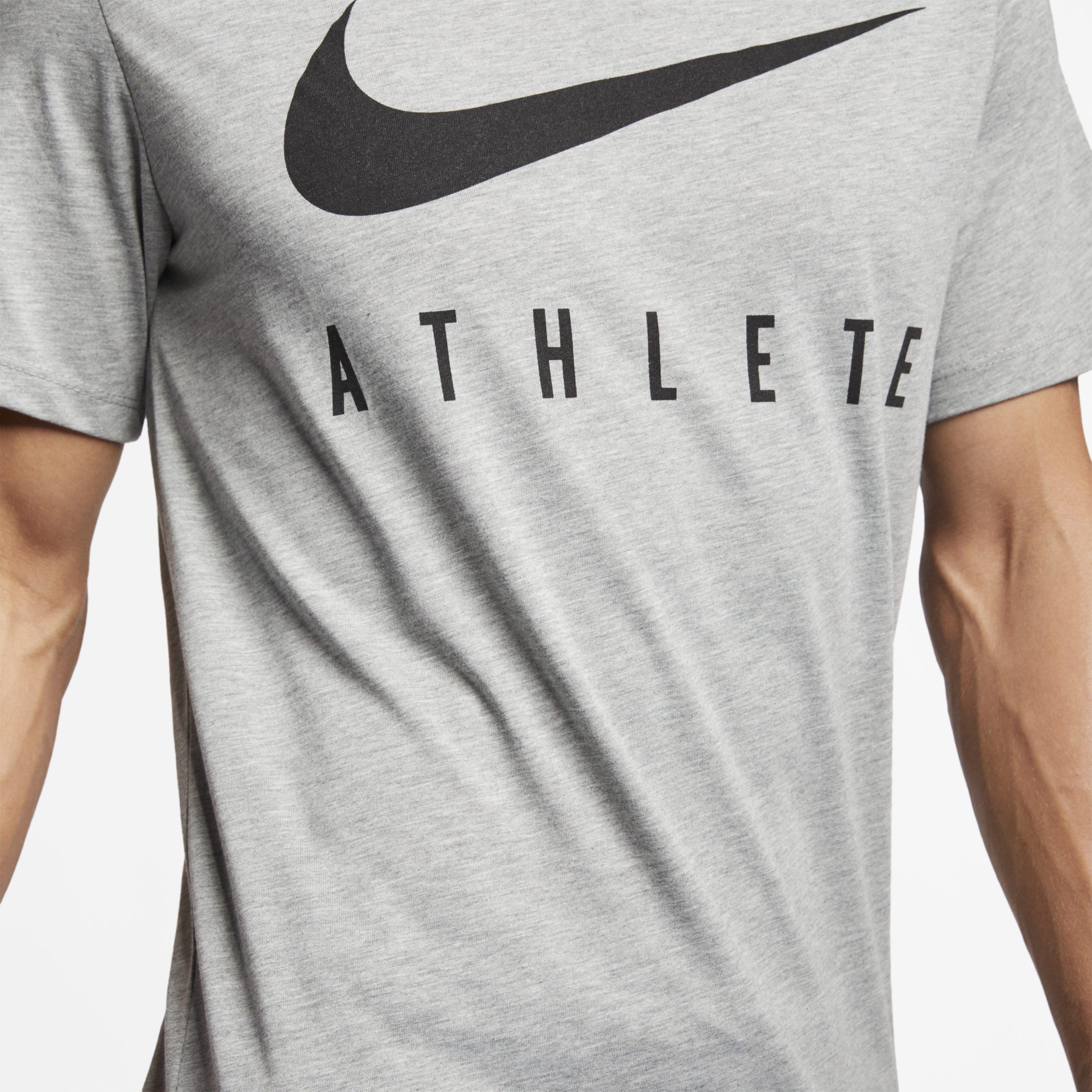 Nike Athlete T-shirt in Grey for Men Lyst