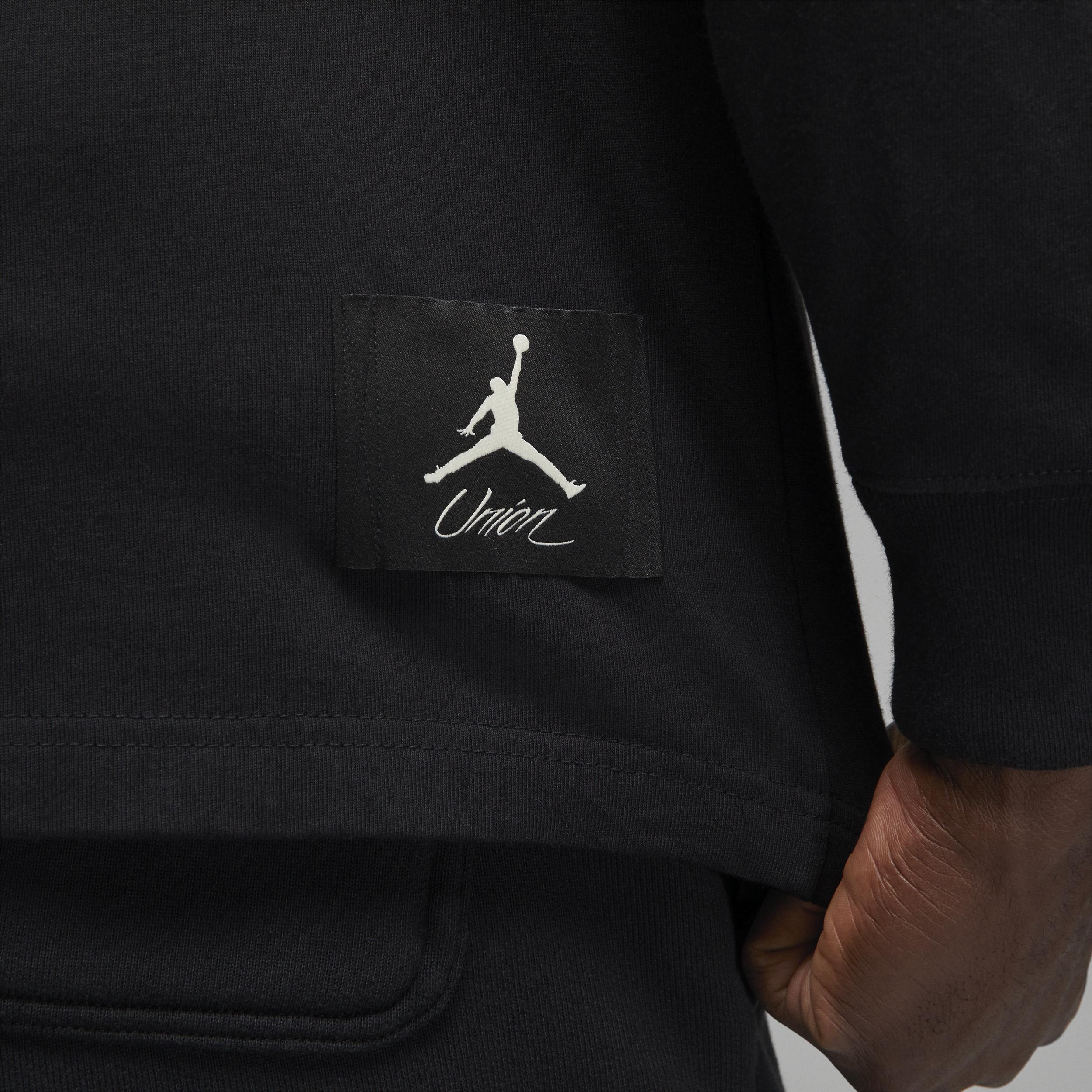 Nike Jordan X Union Long-sleeve T-shirt in Black for Men | Lyst